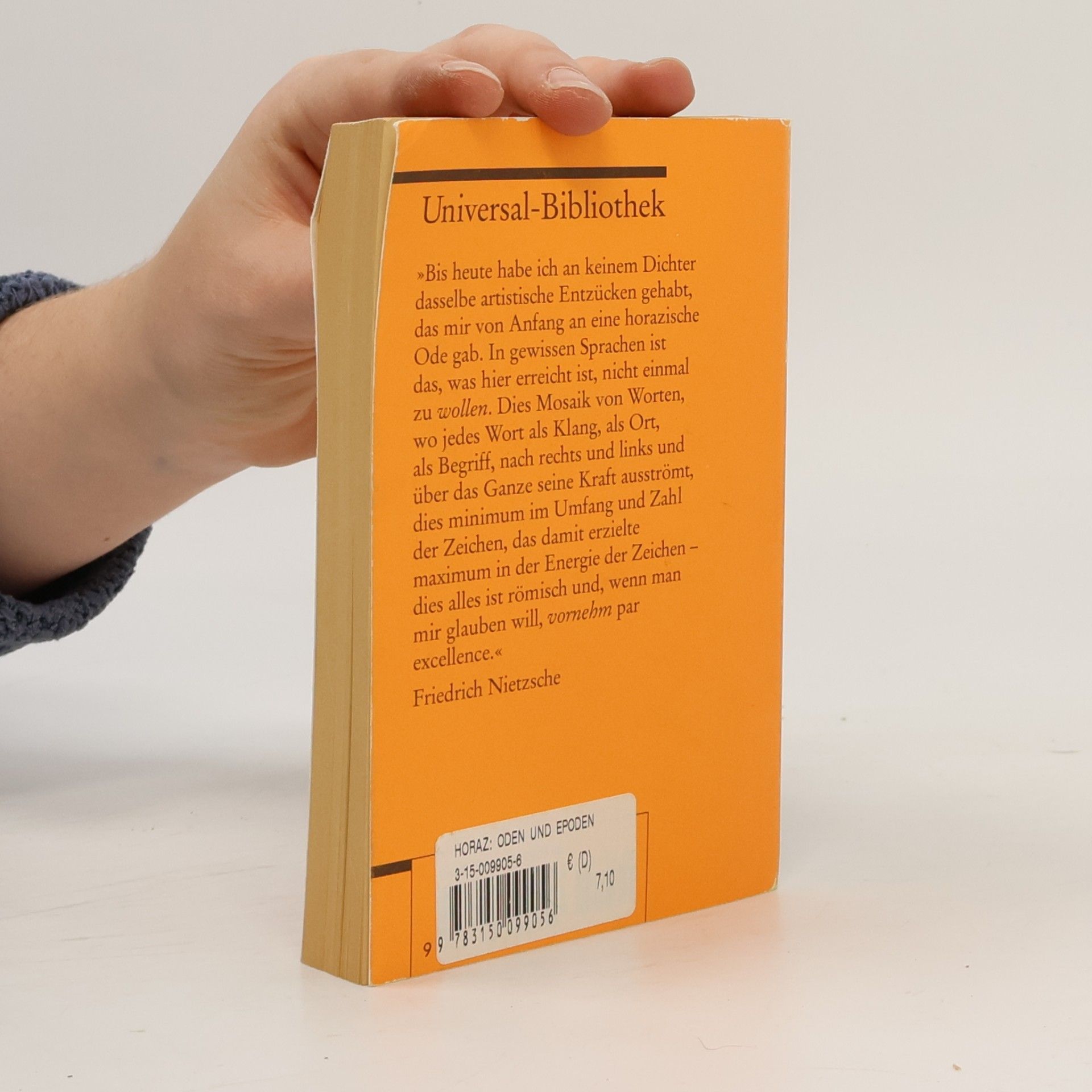 Horace Oden und Epoden, Lateinisch-Deutsch