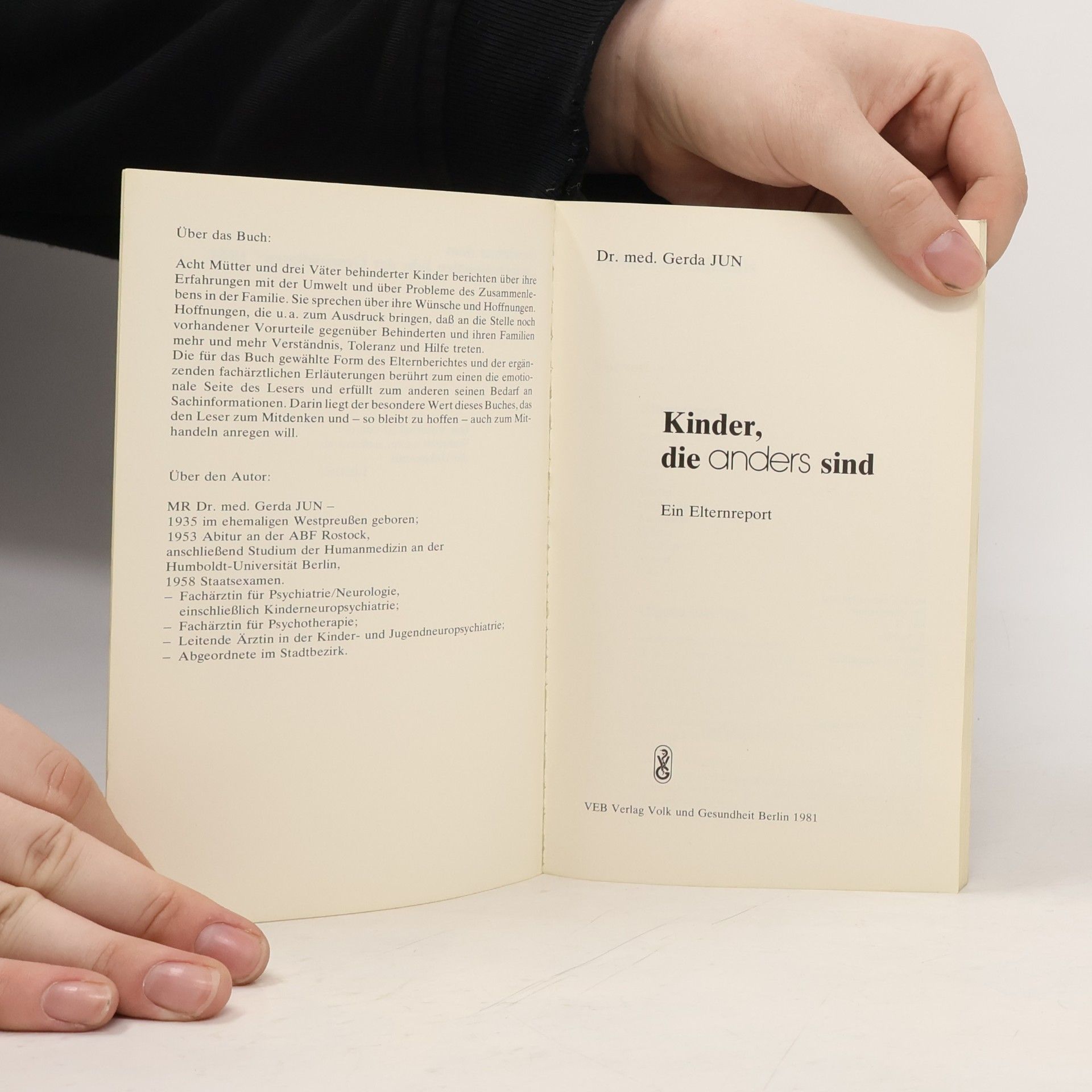 Gerda Jun Kinder, die anders sind