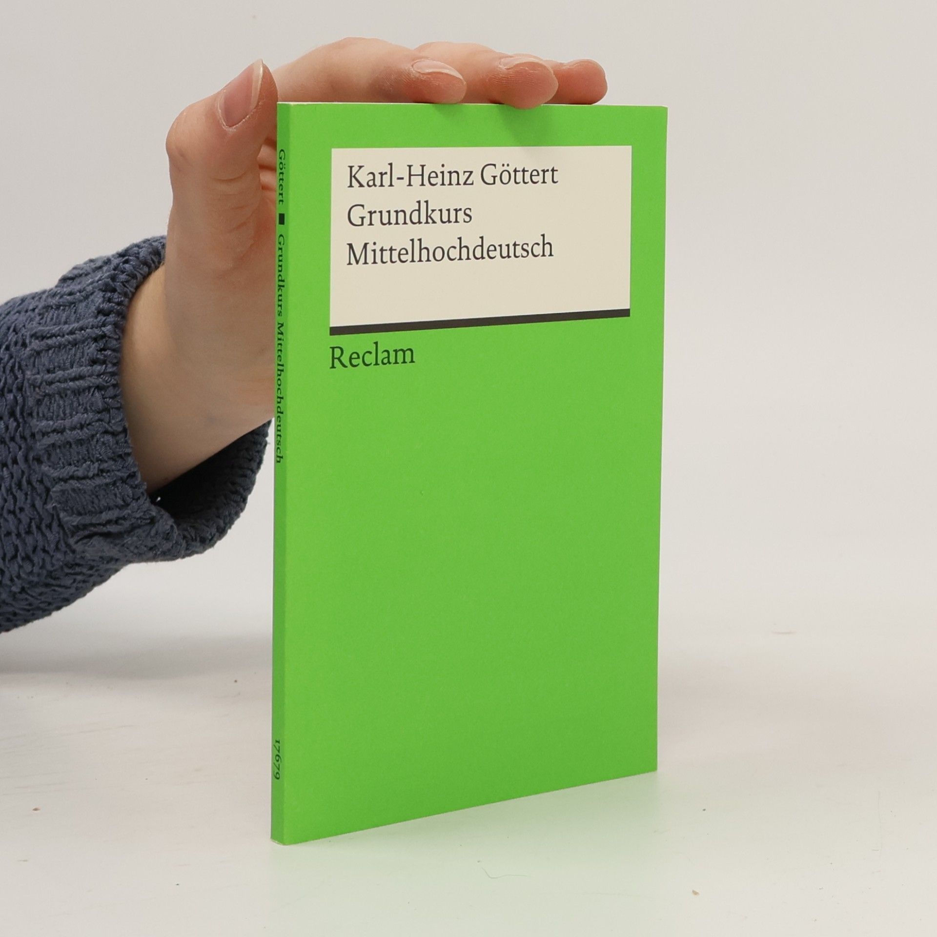 Karl-Heinz Göttert Grundkurs Mittelhochdeutsch