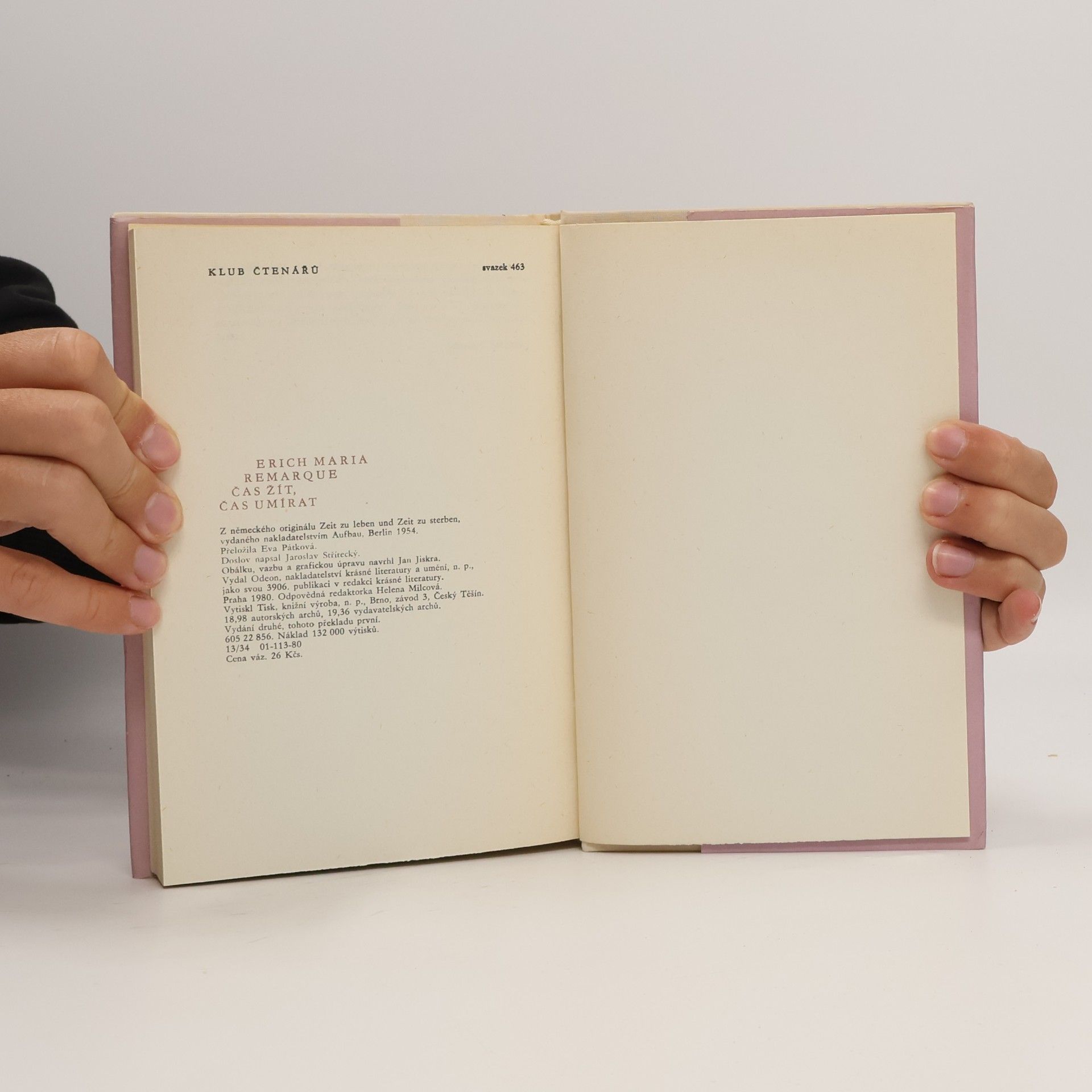 Erich Maria Remarque Čas žít, čas umírat