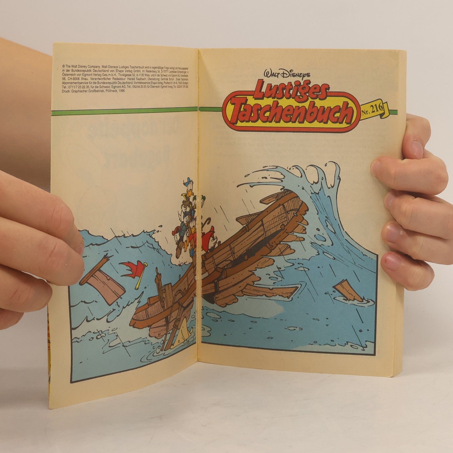 Walt Disney Lustiges Taschenbuch Nr. 216. Der doppelte Dagobert
