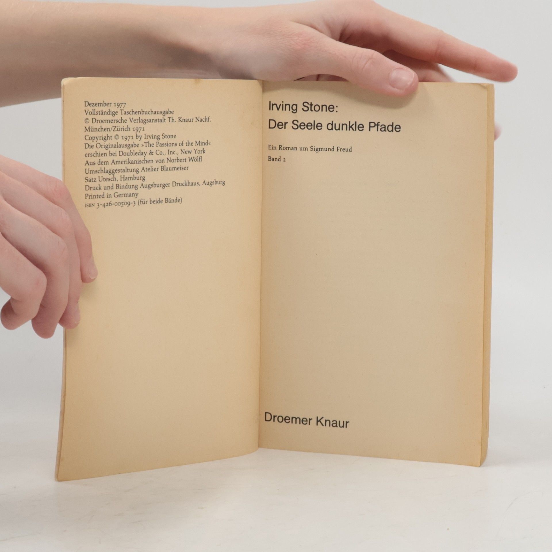 Irving Stone Der Seele dunkle Pfade 1