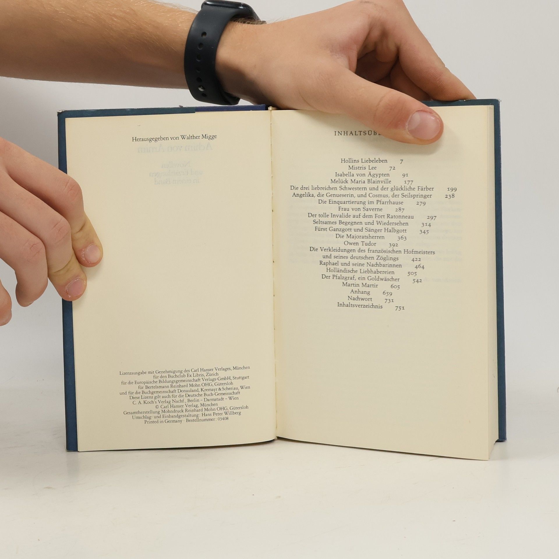 Ludwig Achim von Arnim Arnim. Novellen und Erzählungen
