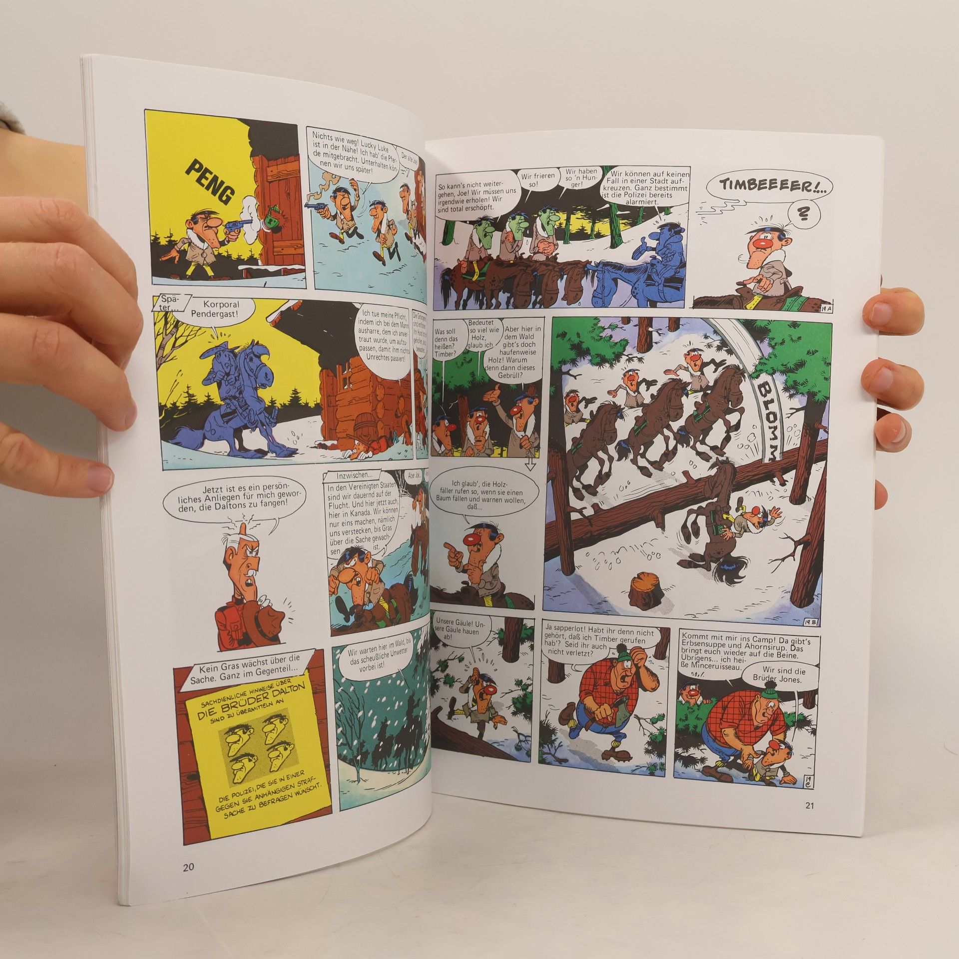 René Goscinny Lucky Luke. Die Daltons im Bizzard