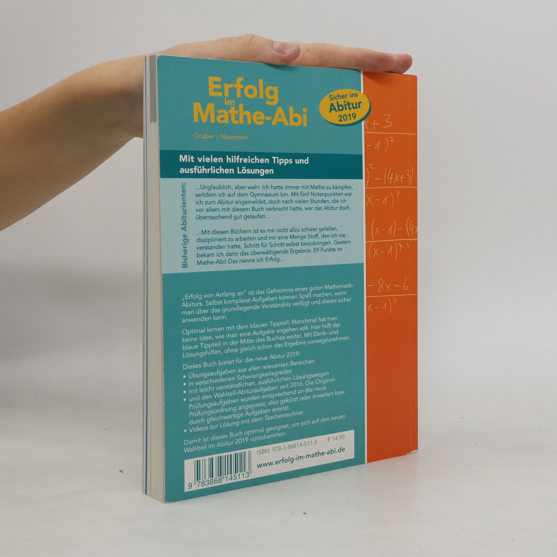 Robert Neumann Erfolg im Mathe-Abi 2019. Wahlteil Baden-Württemberg