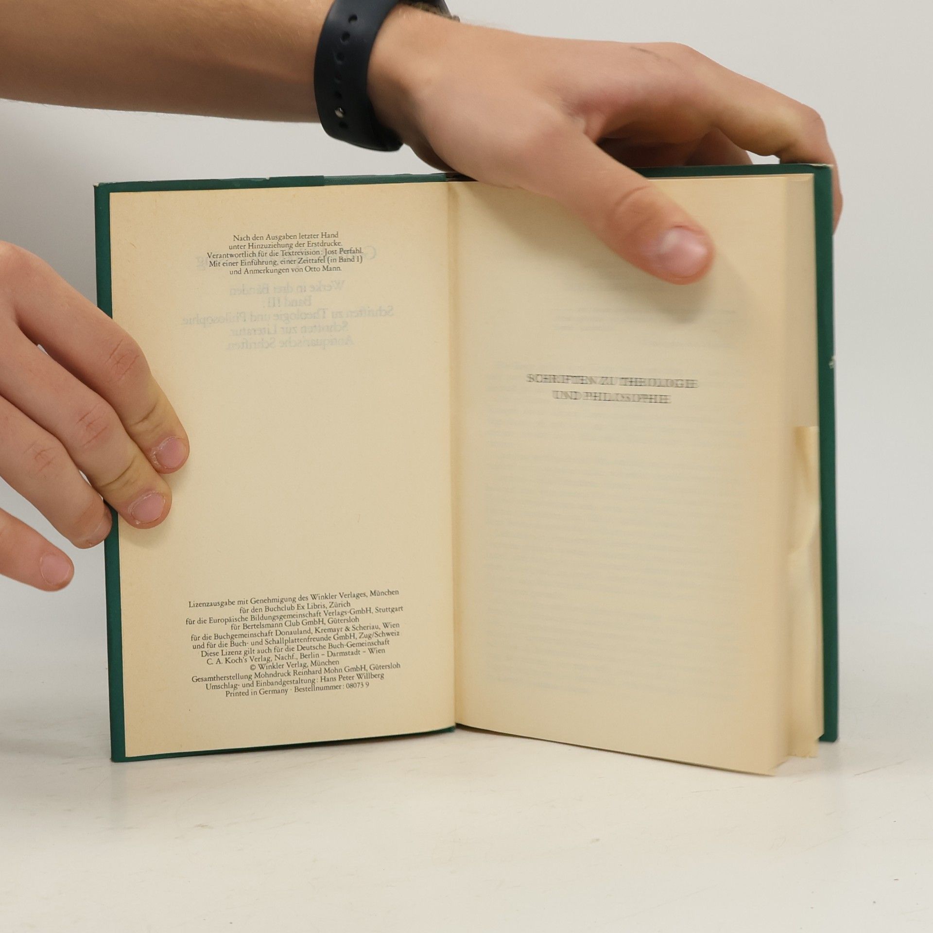 Gotthold Ephraim Lessing Lessing: Werke III