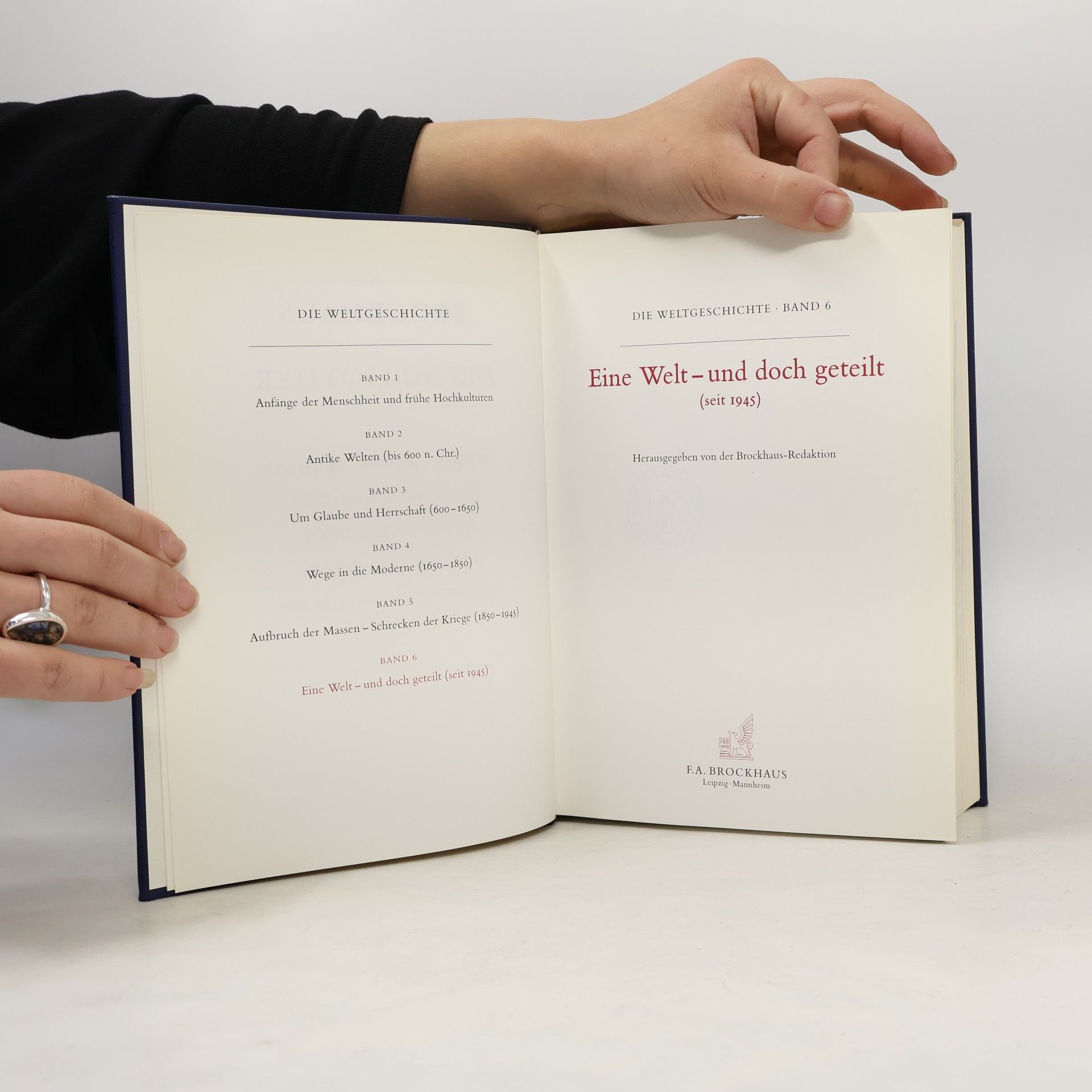 Sabine-Walburga Anders Brockhaus Die Bibliothek - 6: Eine Welt, und doch geteilt (seit 1945)