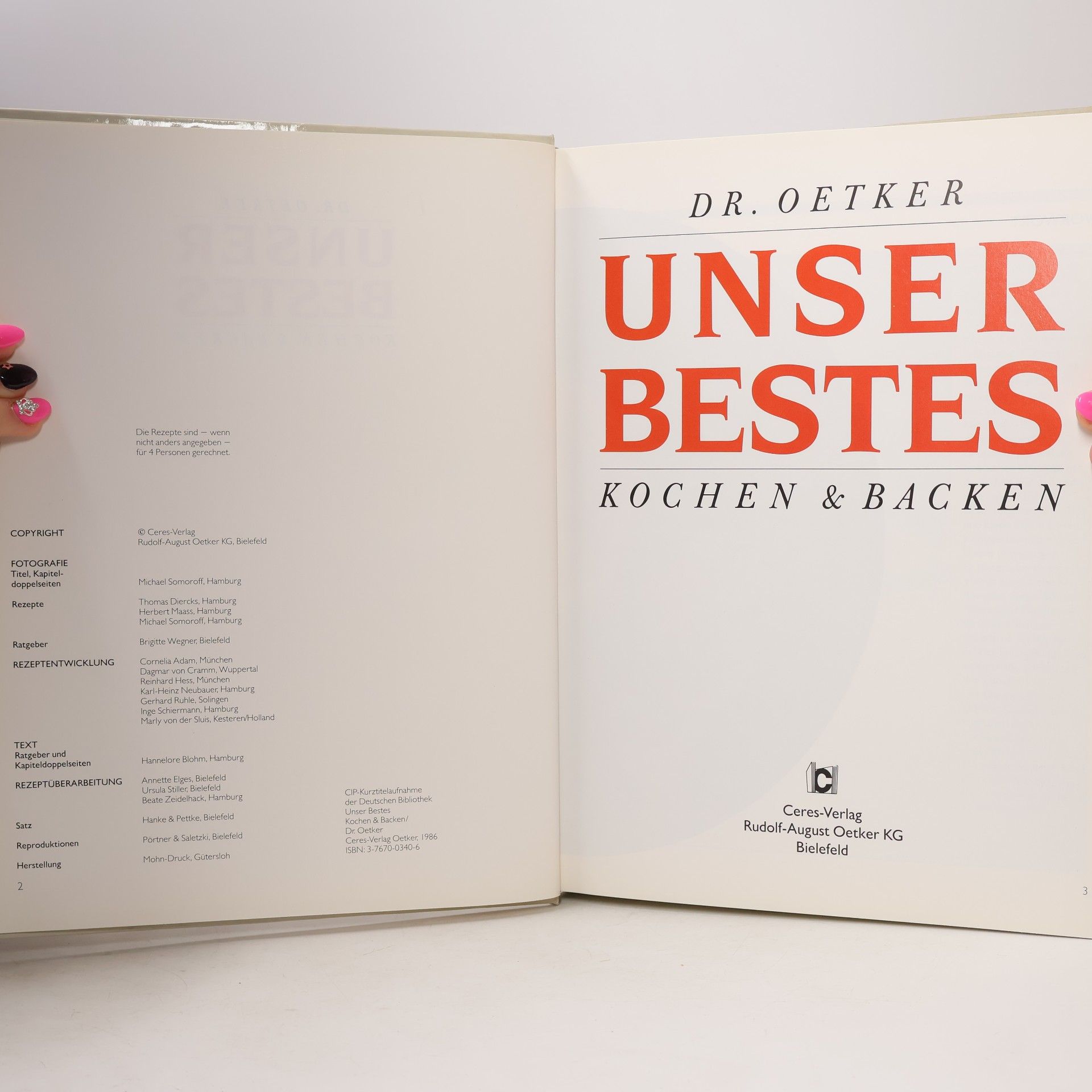 Michael Somoroff Unser Bestes / Dr. Oetker