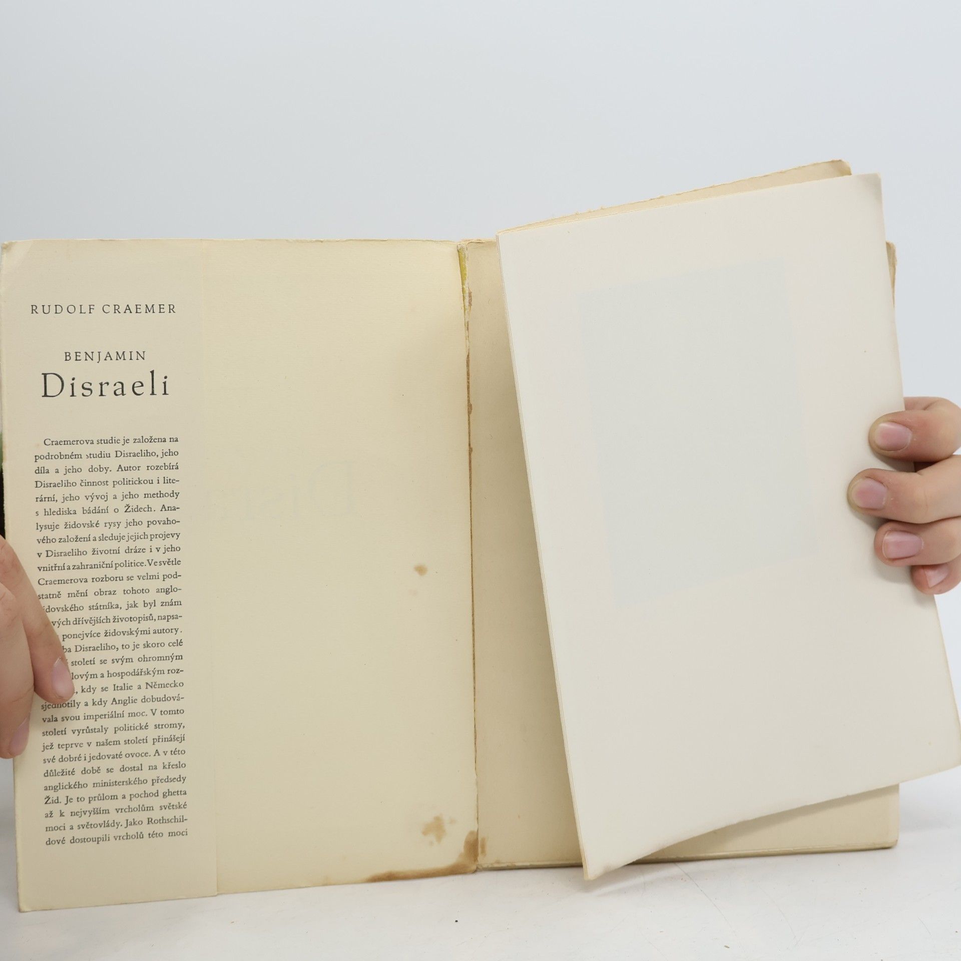 Rudolf Craemer Benjamin Disraeli