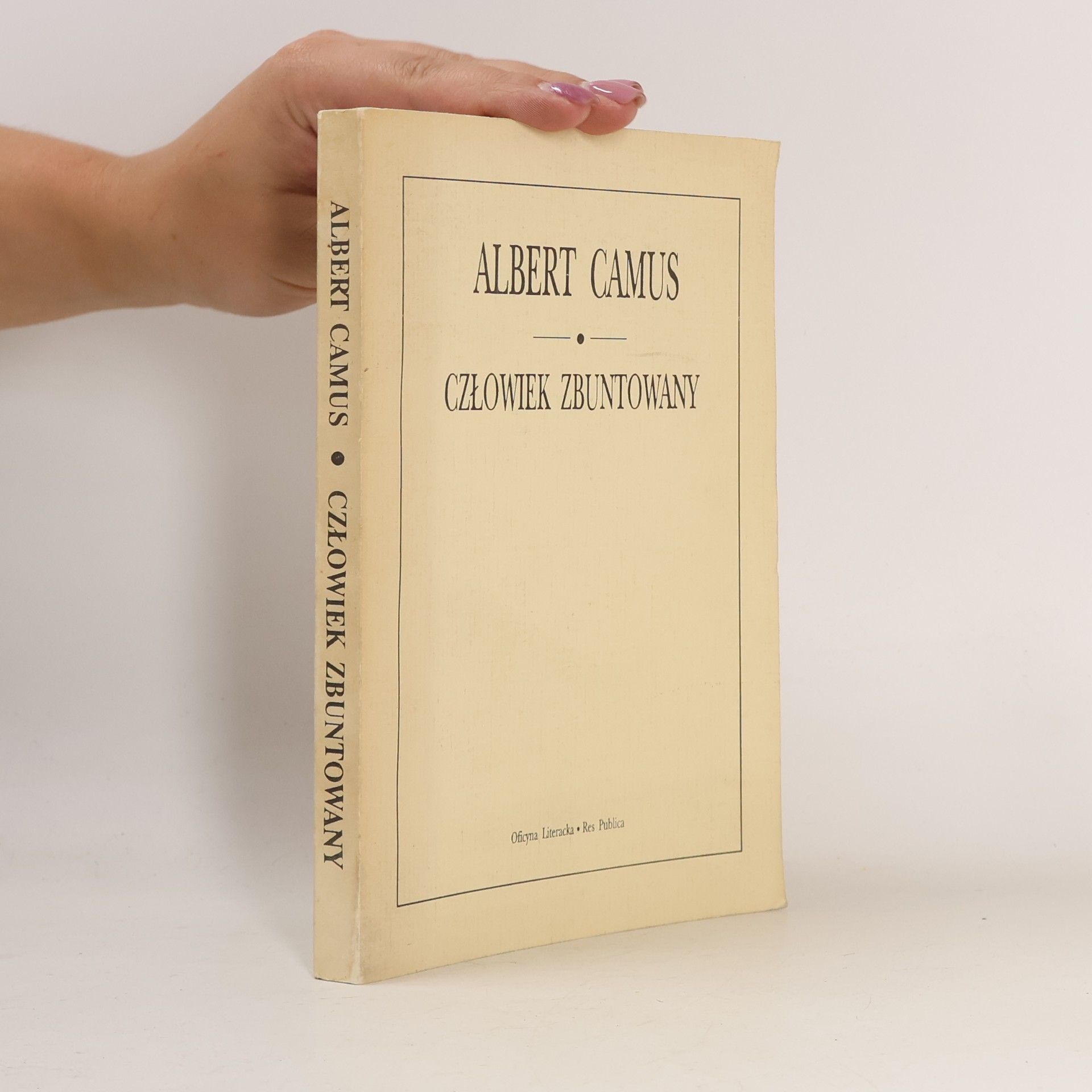 Albert Camus Człowiek zbuntowany