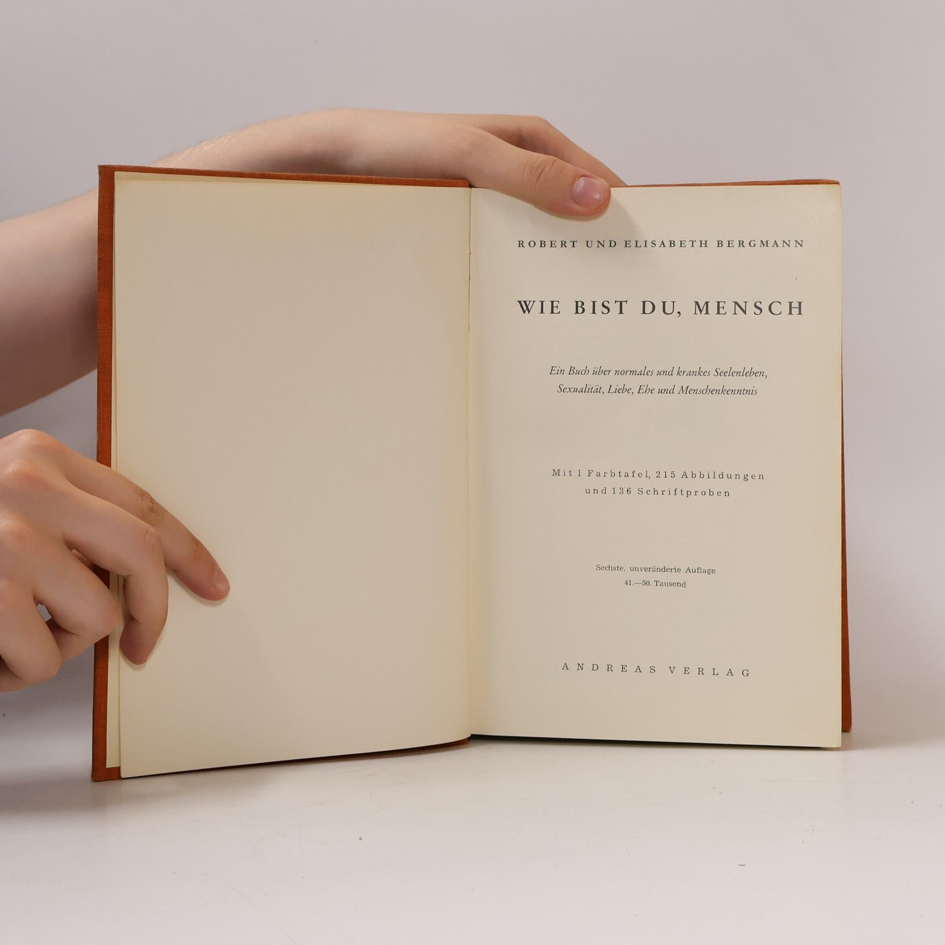 Robert Bergmann Wie bist du, Mensch