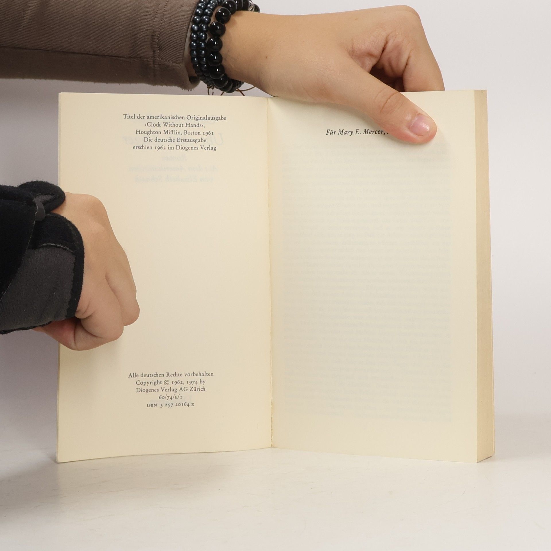 Carson McCullers Uhr ohne Zeiger