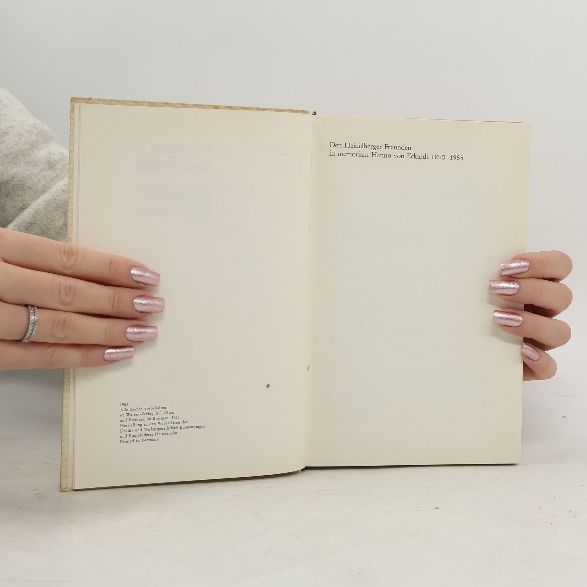 Harry Pross Literatur und Politik