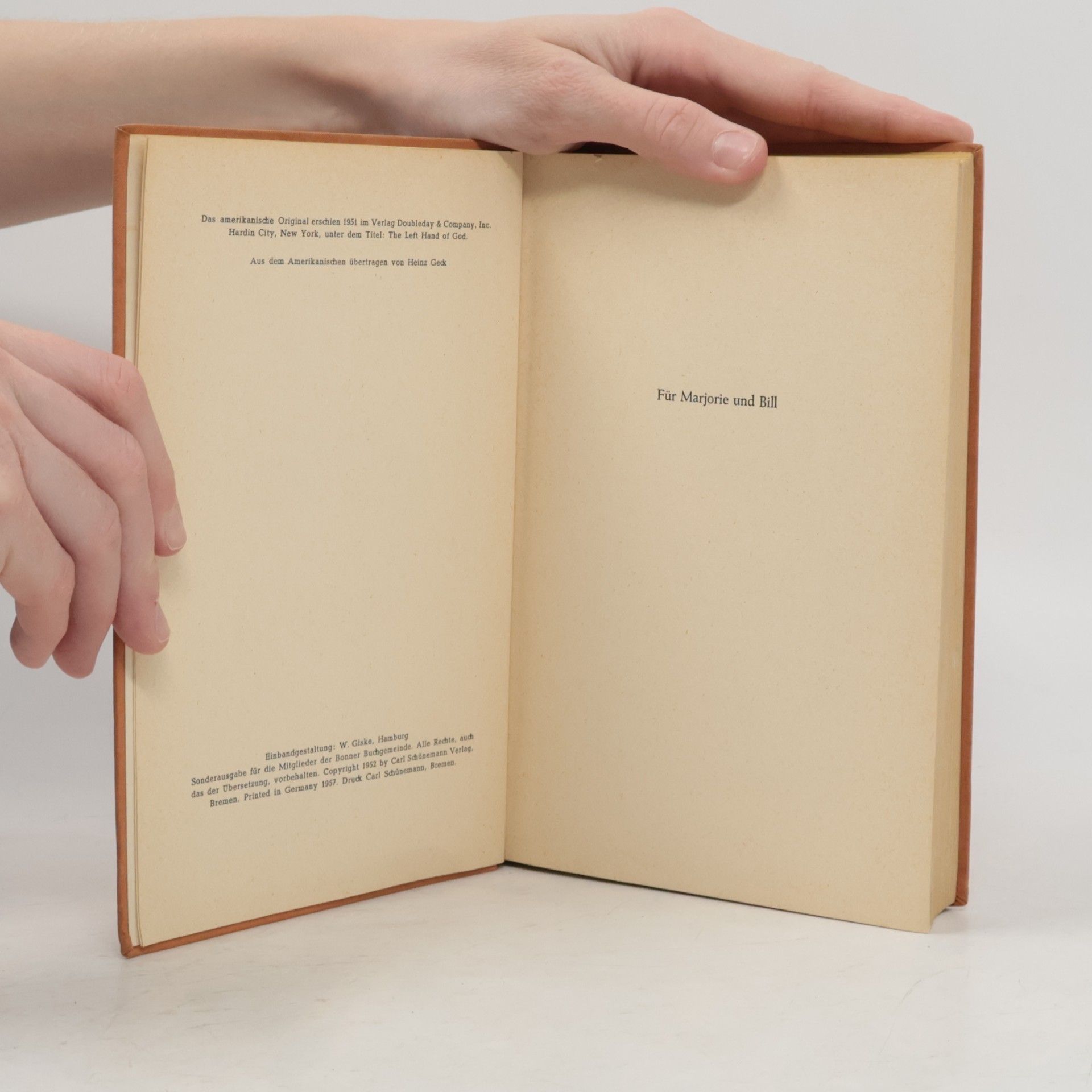 William E. Barrett Gottesd Linke Hand