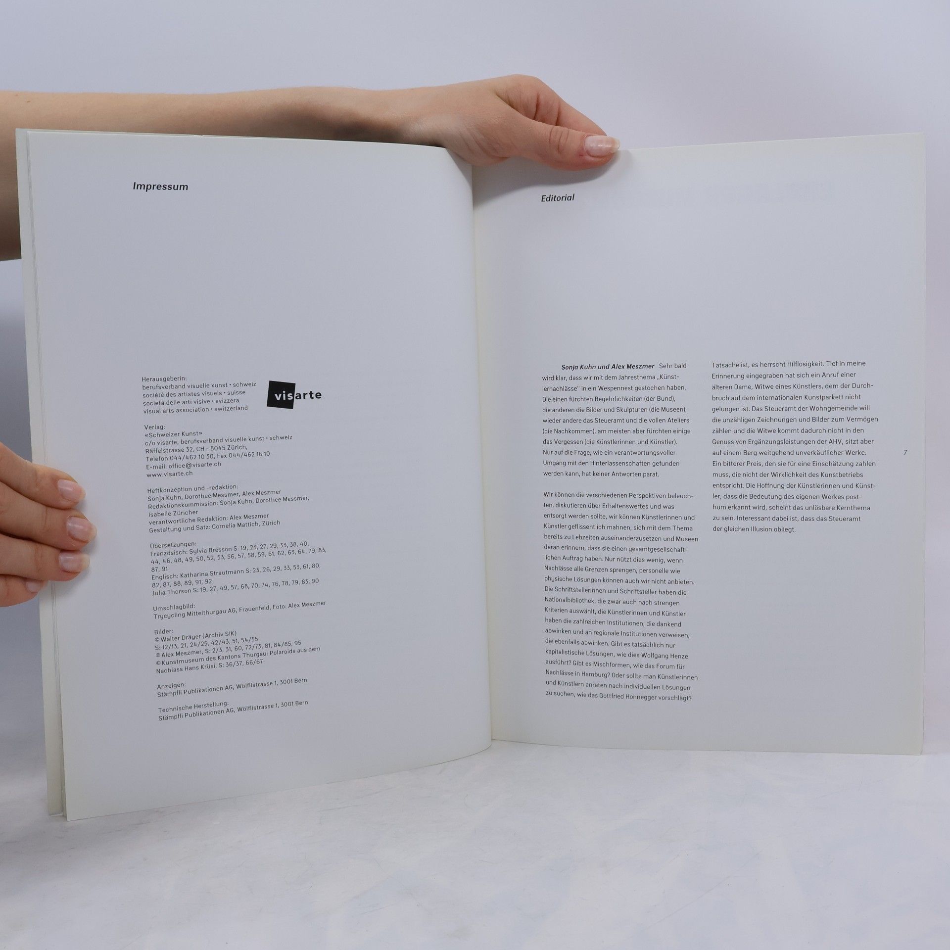 kolektiv Künstlernachlässe, Successions d'Artistes, Artists' Archival Estates