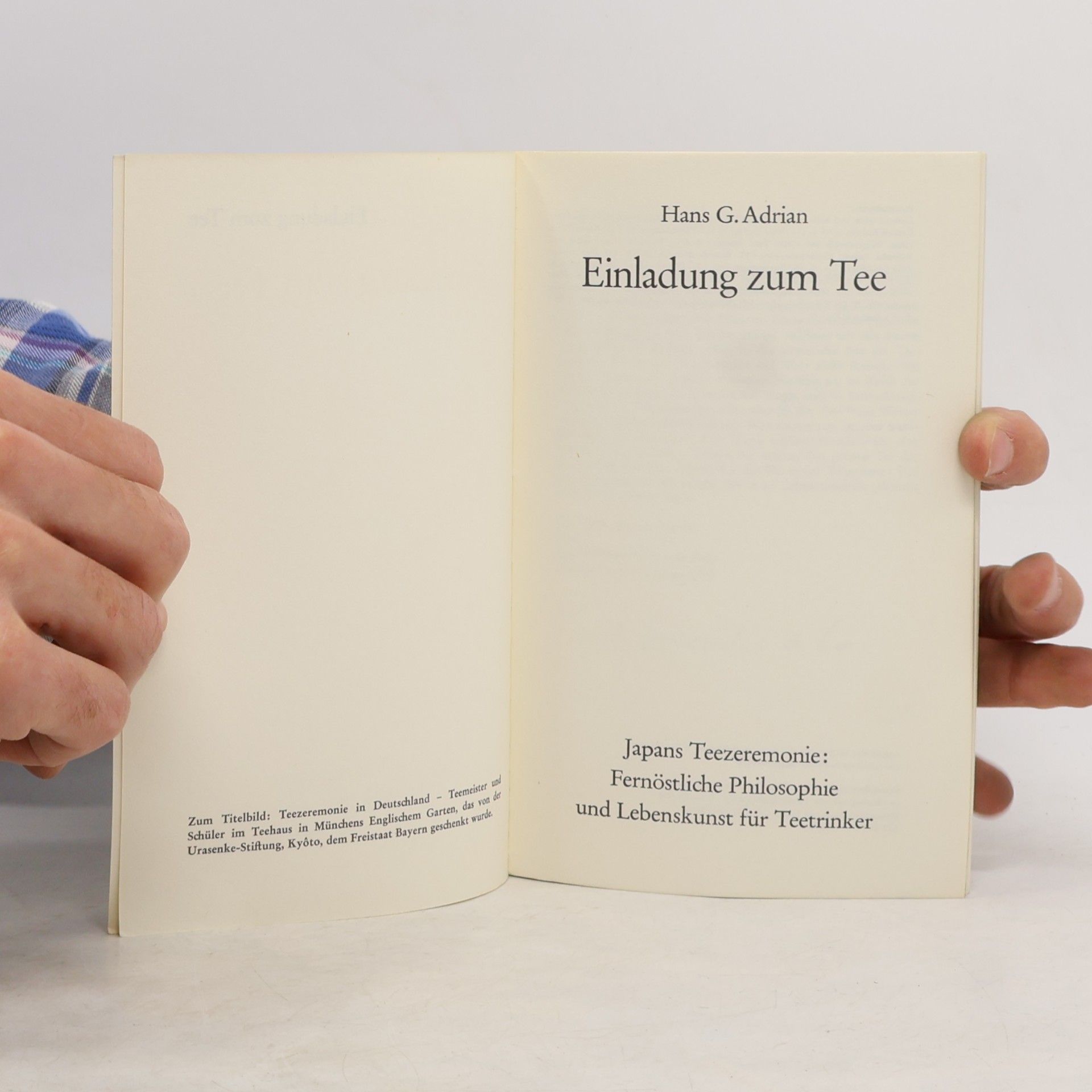 Hans G. Adrian Einladung zum Tee