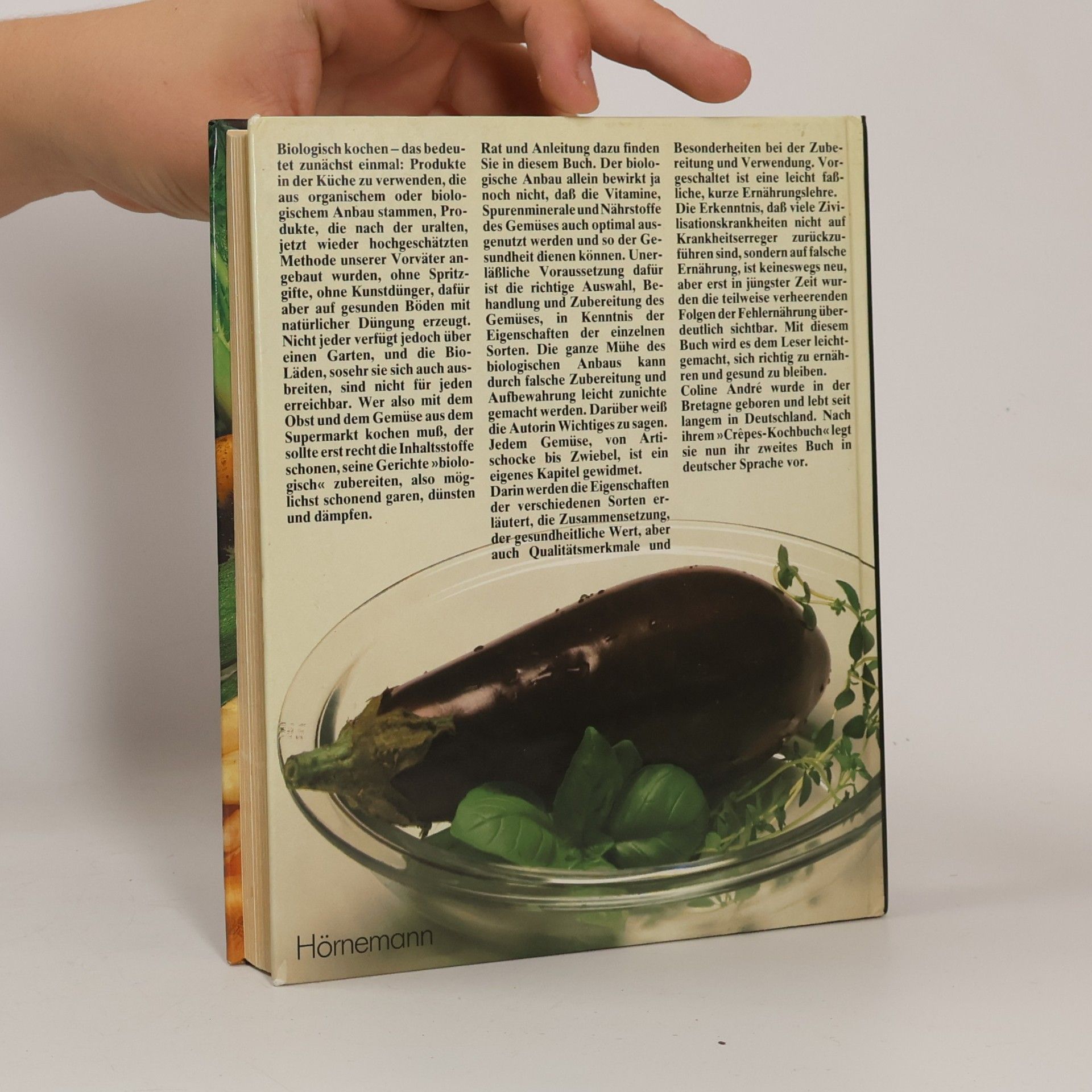 Coline Andre Biologisch kochen mit Gemüse.