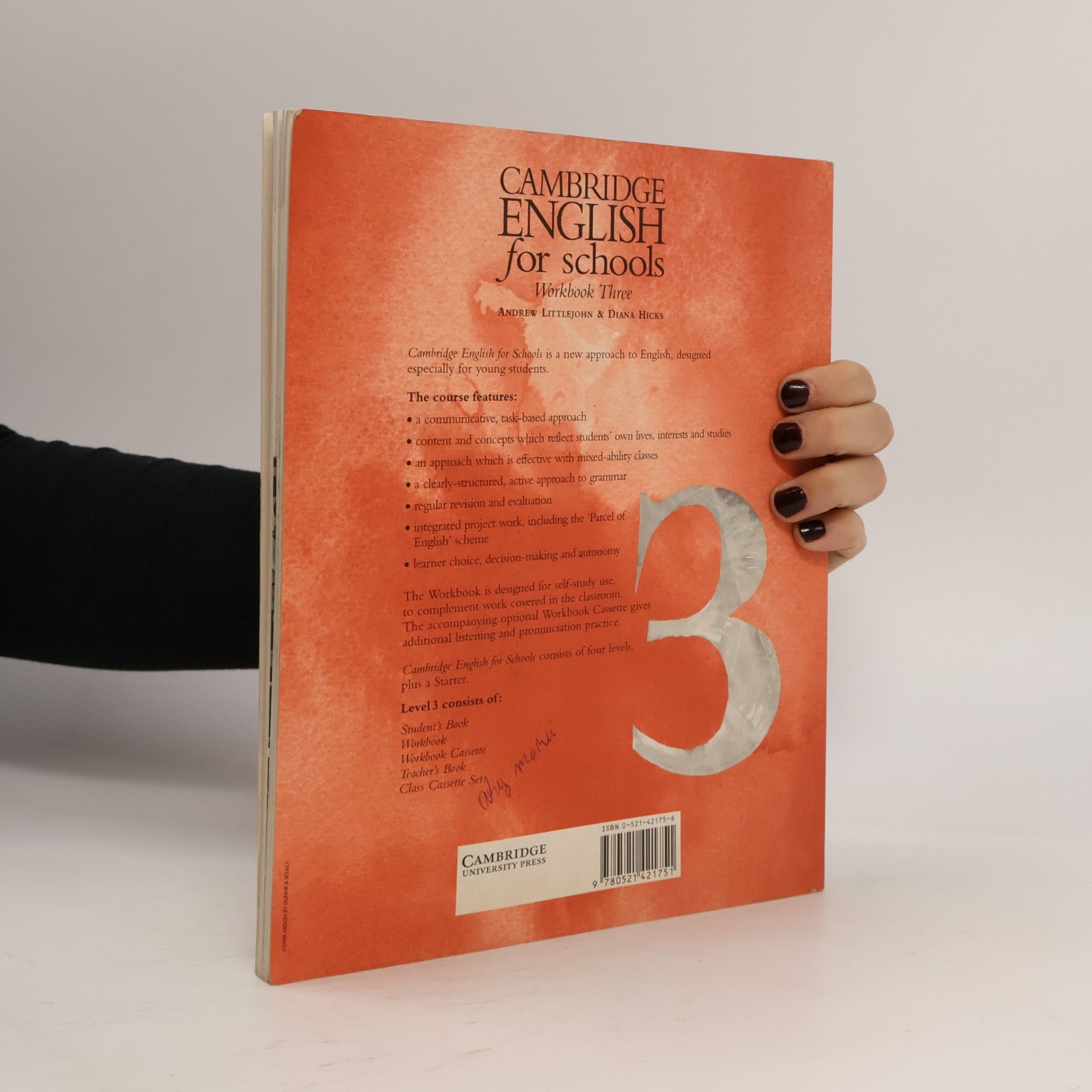 Andrew Littlejohn Cambridge English for Schools. Workbook Three