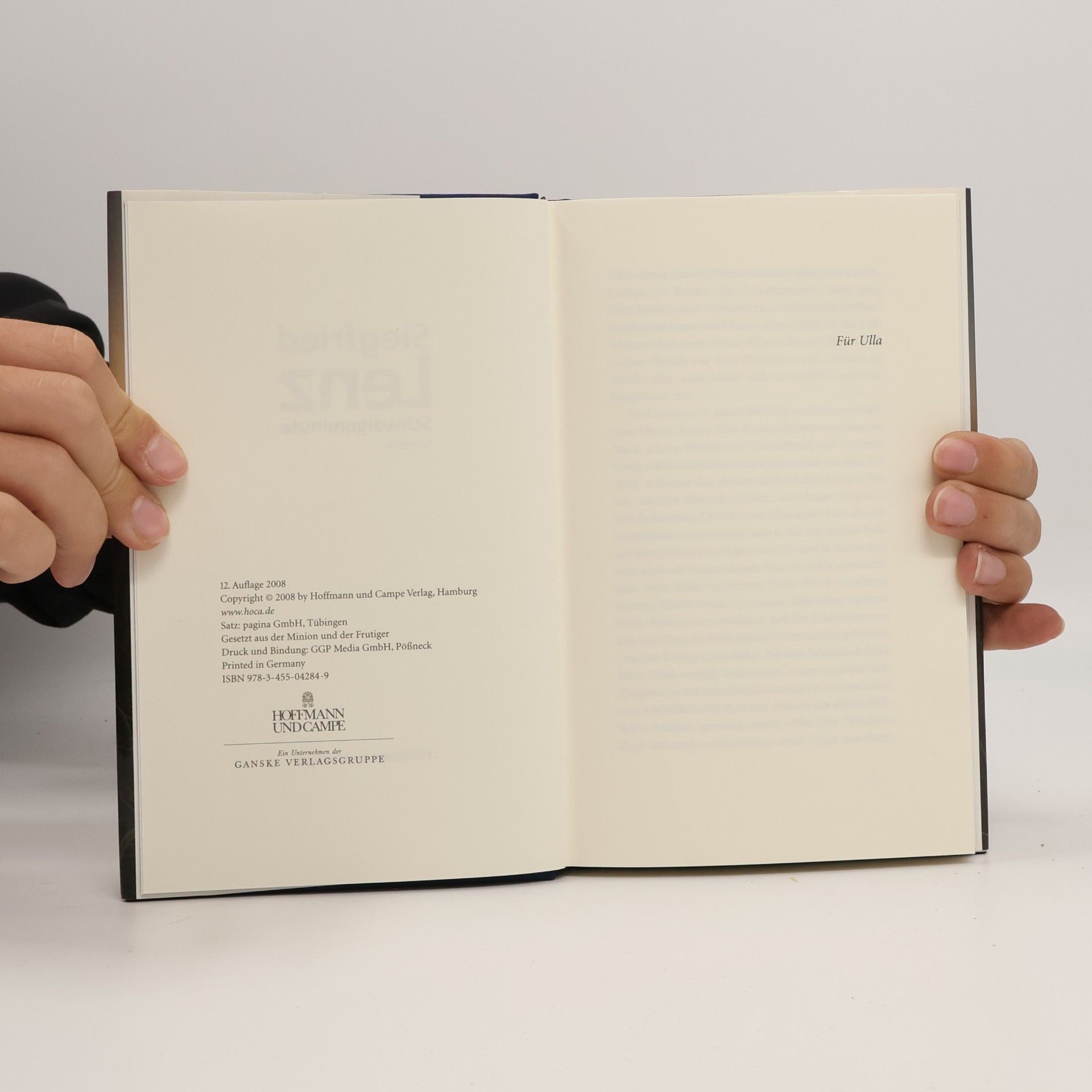 Siegfried Lenz Schweigeminute