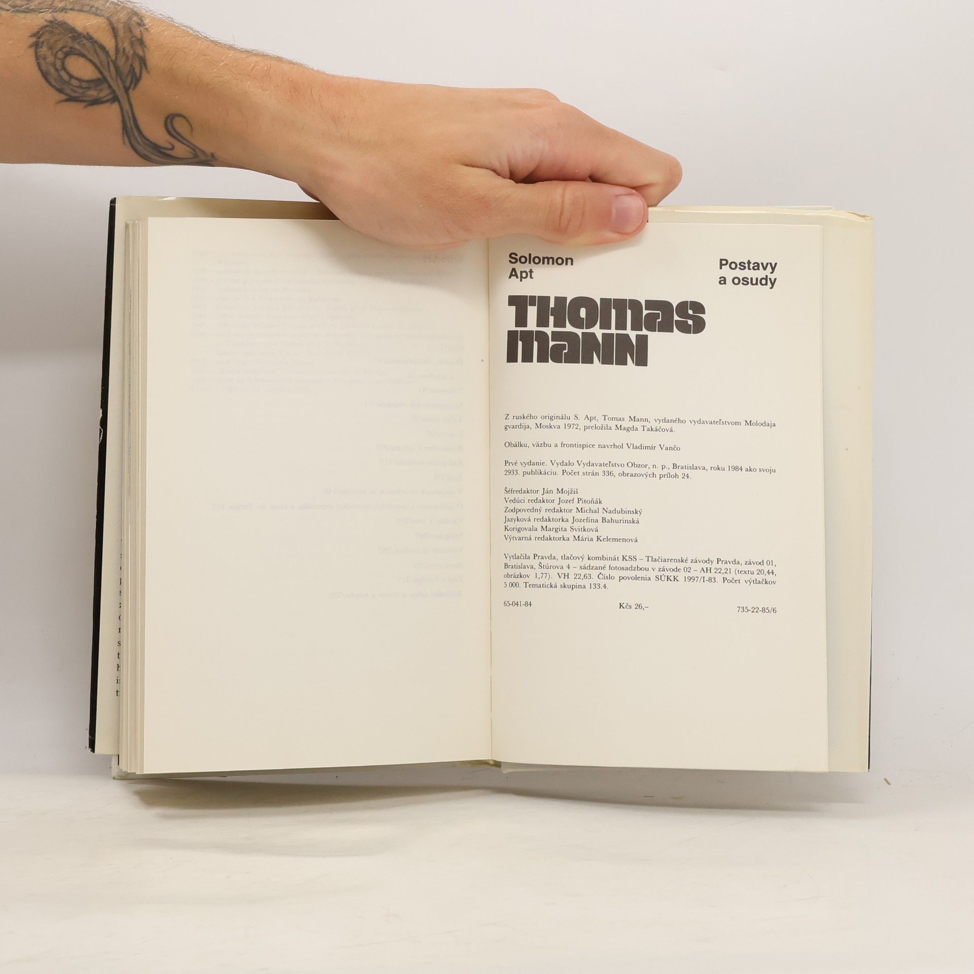 Solomon Apt Thomas Mann