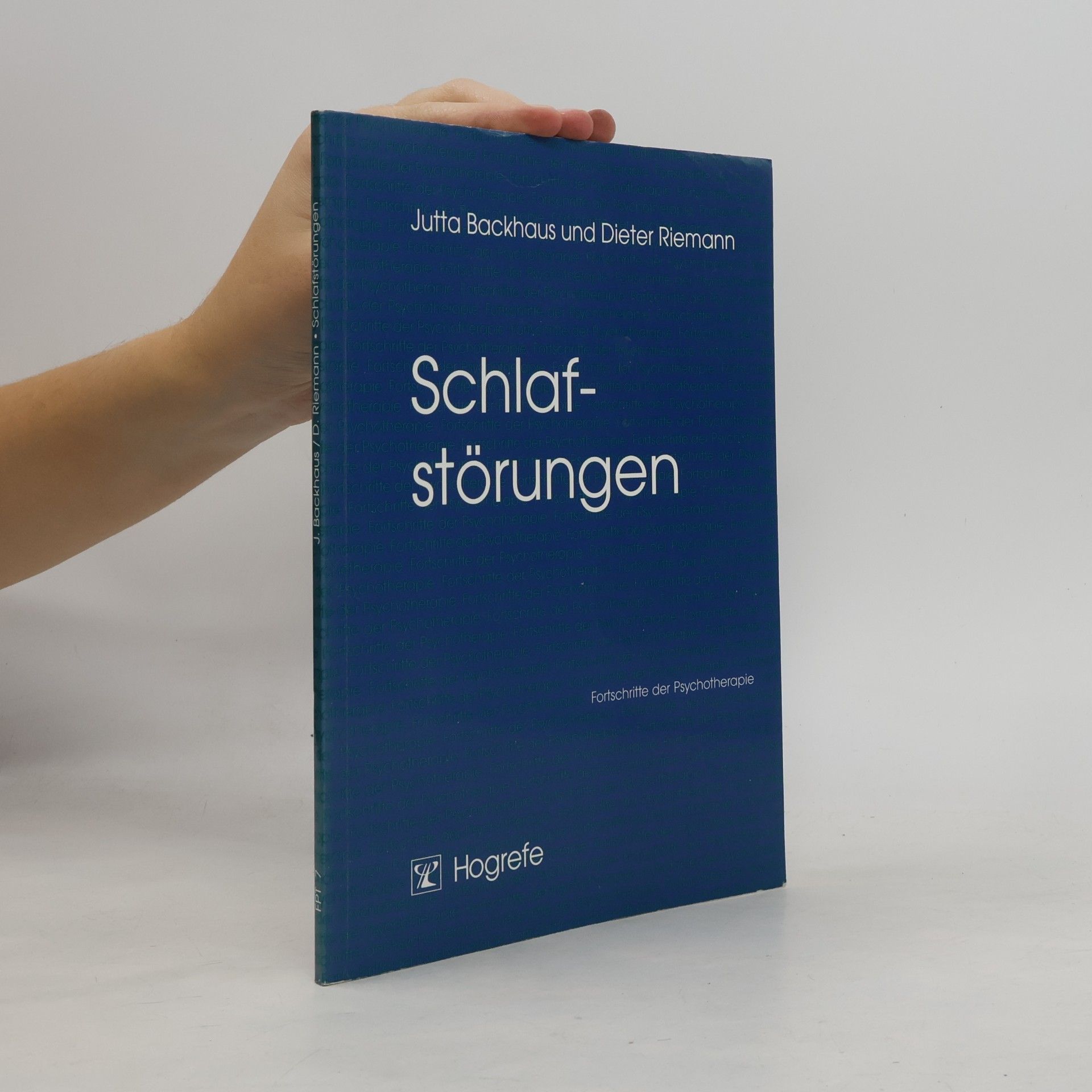 Jutta Backhaus Schlafstörungen
