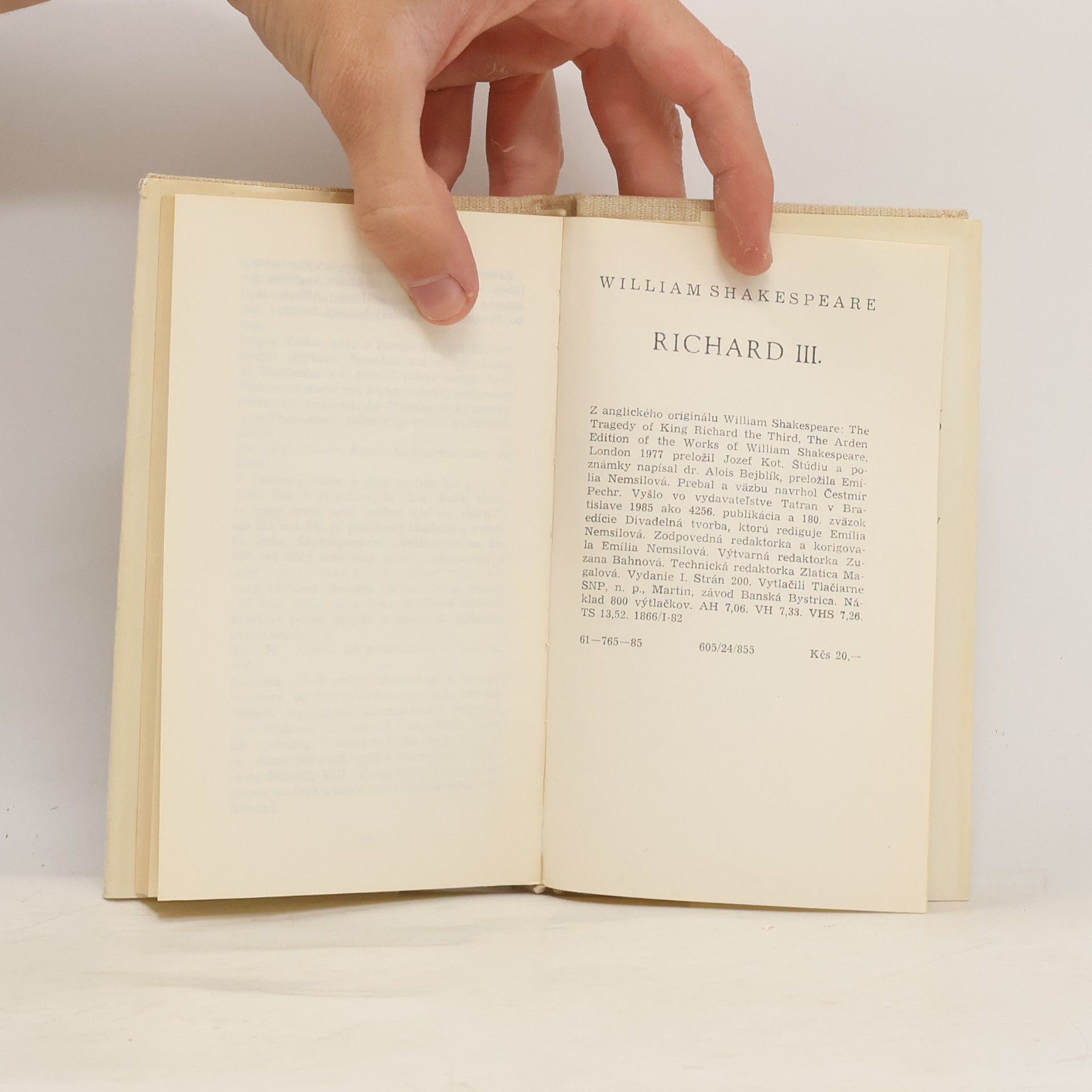 William Shakespeare Richard III.