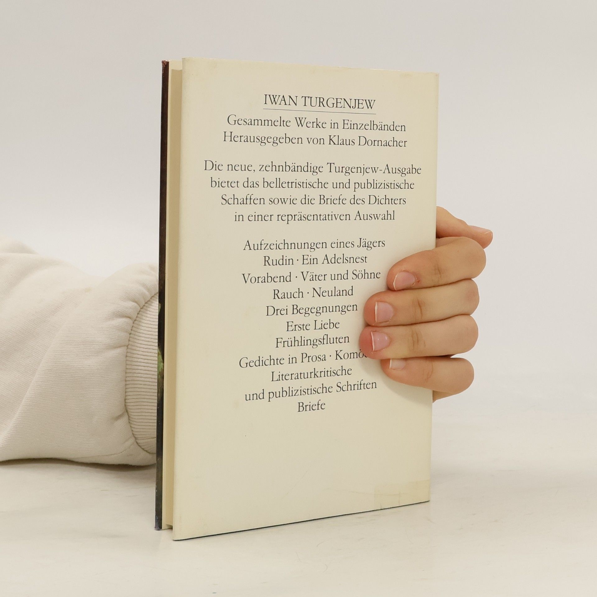 Ivan Turgenev Gedichte in Prosa. Komödien
