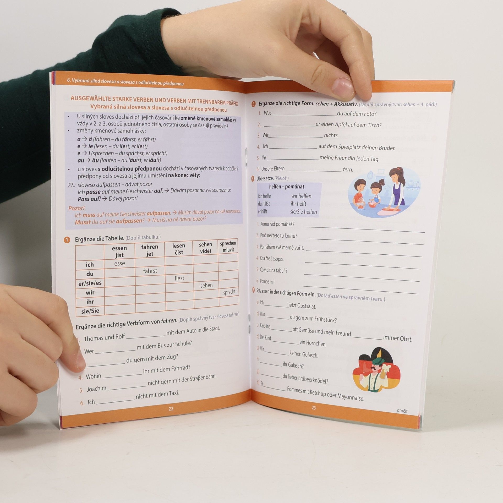 Autorenkollektiv Německá gramatika 8 pro ZŠ – 1. díl - procvičovací sešit
