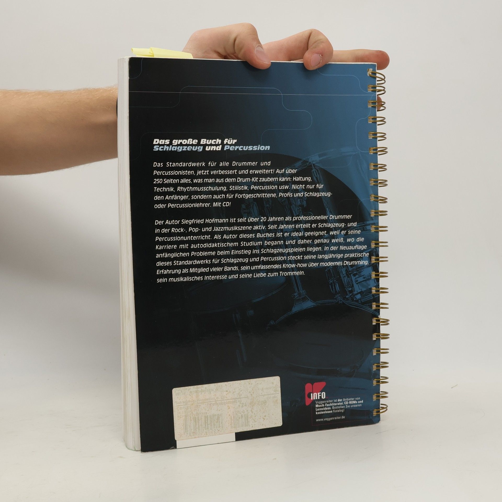 Siegfried Hofmann Das grosse Buch für Schlagzeug und Percussion. Schlagzeugschule für Anfänger und Fortgeschrittene
