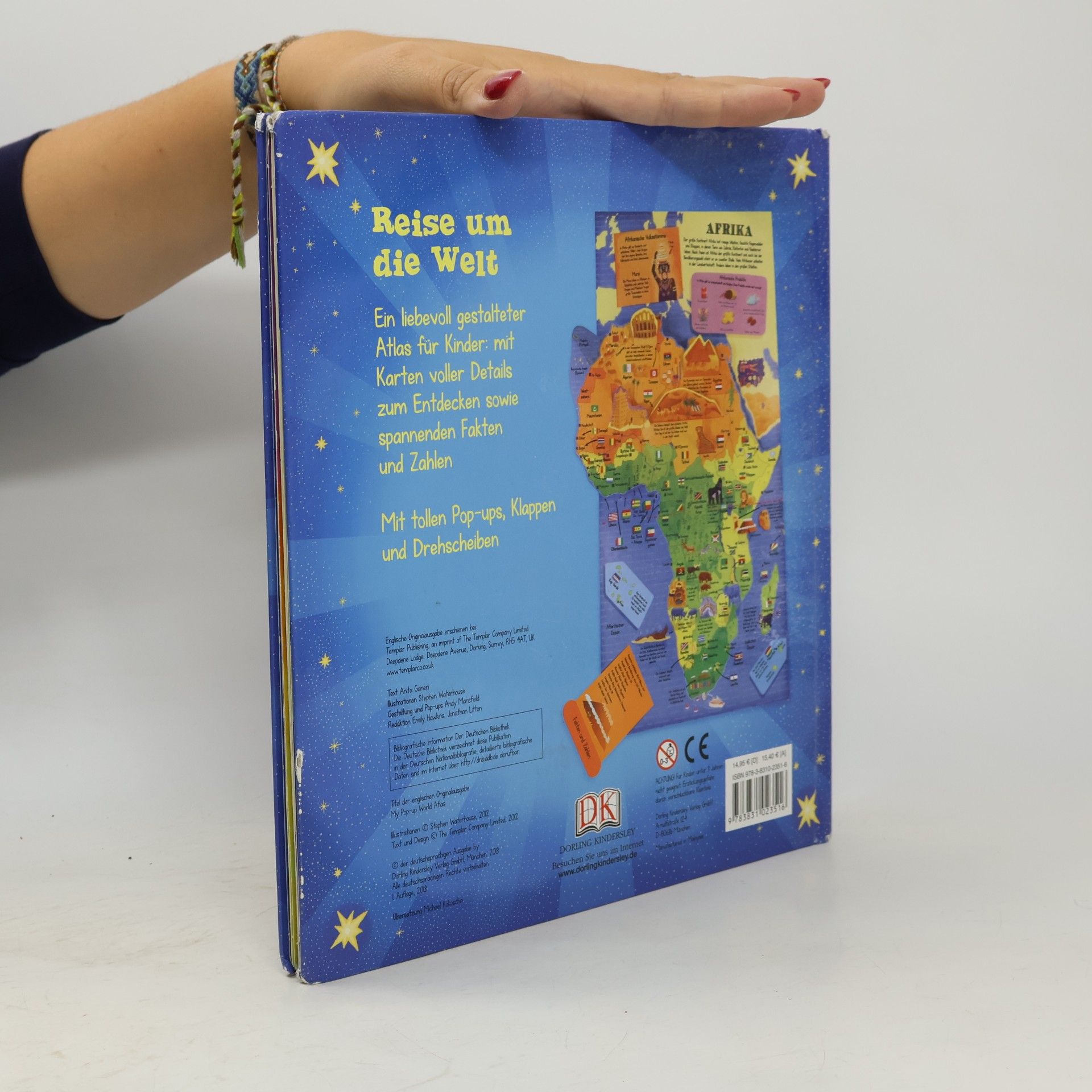 Anita Ganeri Mein Pop-up-Weltatlas
