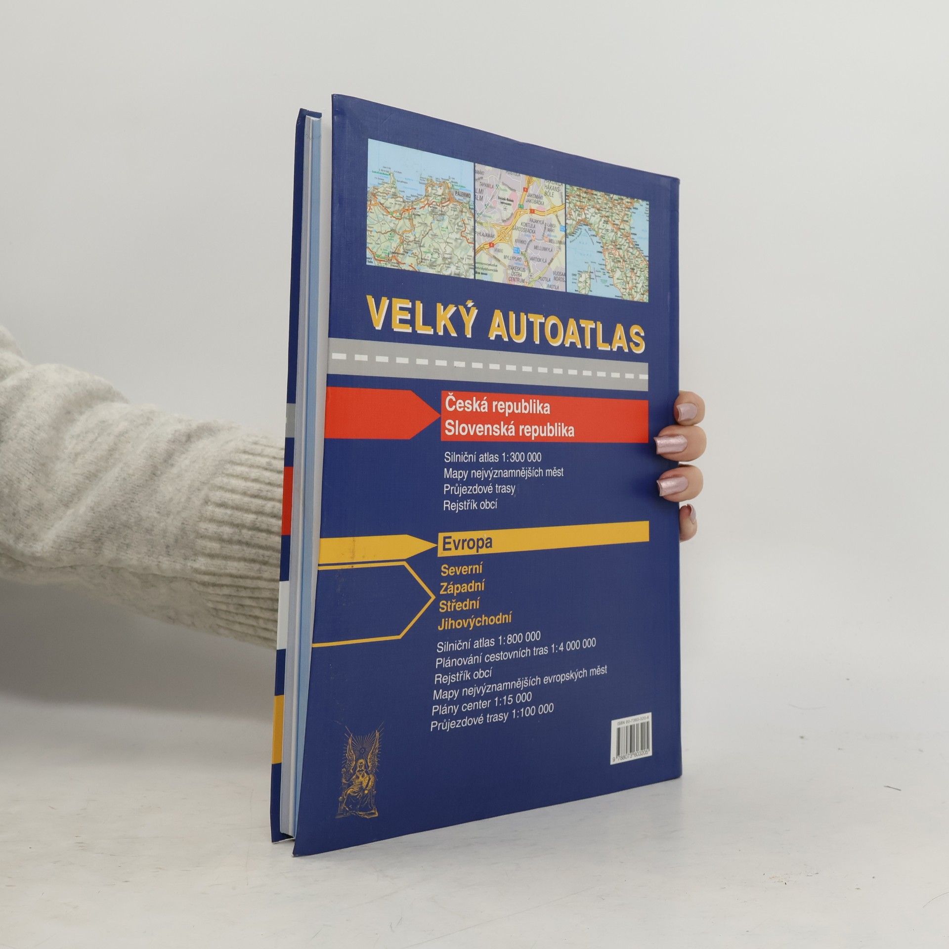Kolektiv autorů Velký autoatlas ČR 1:300 000, SR 1:300 000, Evropa 1:800 000