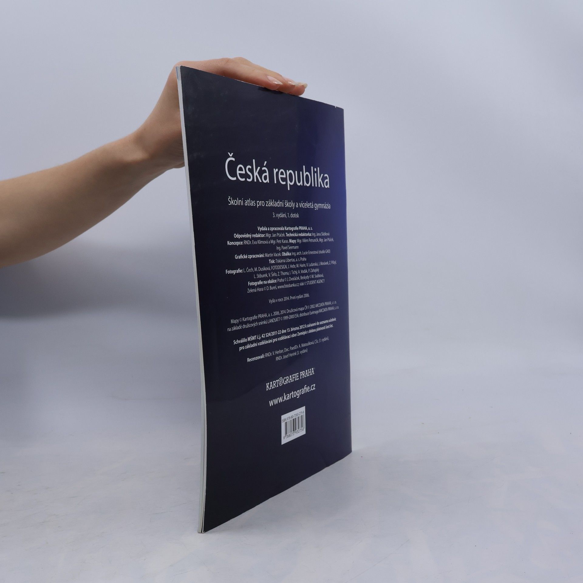 Collectif d'auteurs Česká republika školní atlas pro základní školy a víceletá gymnázia