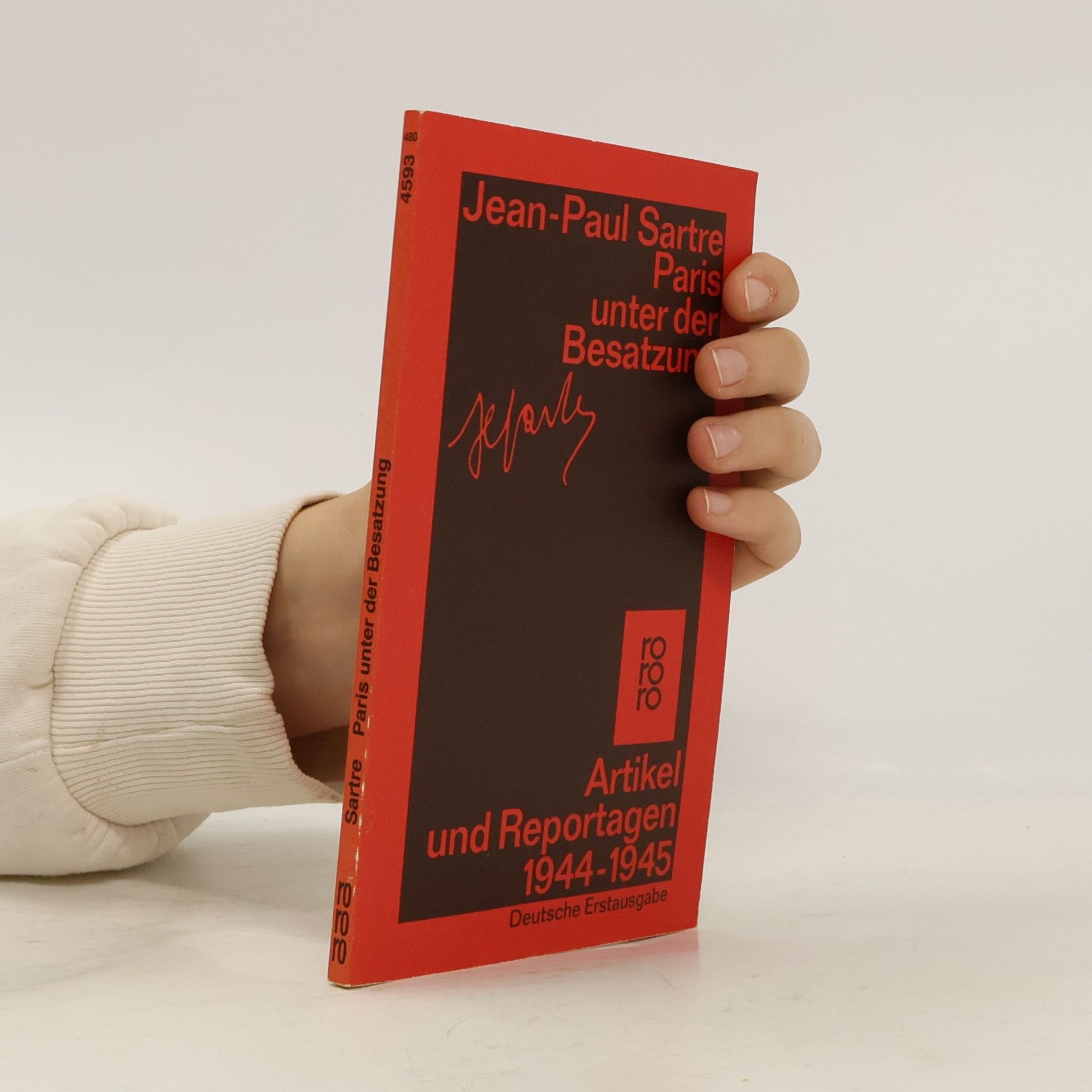 Jean-Paul Sartre Paris unter der Besatzung. Artikel und Reportagen 1944-1945