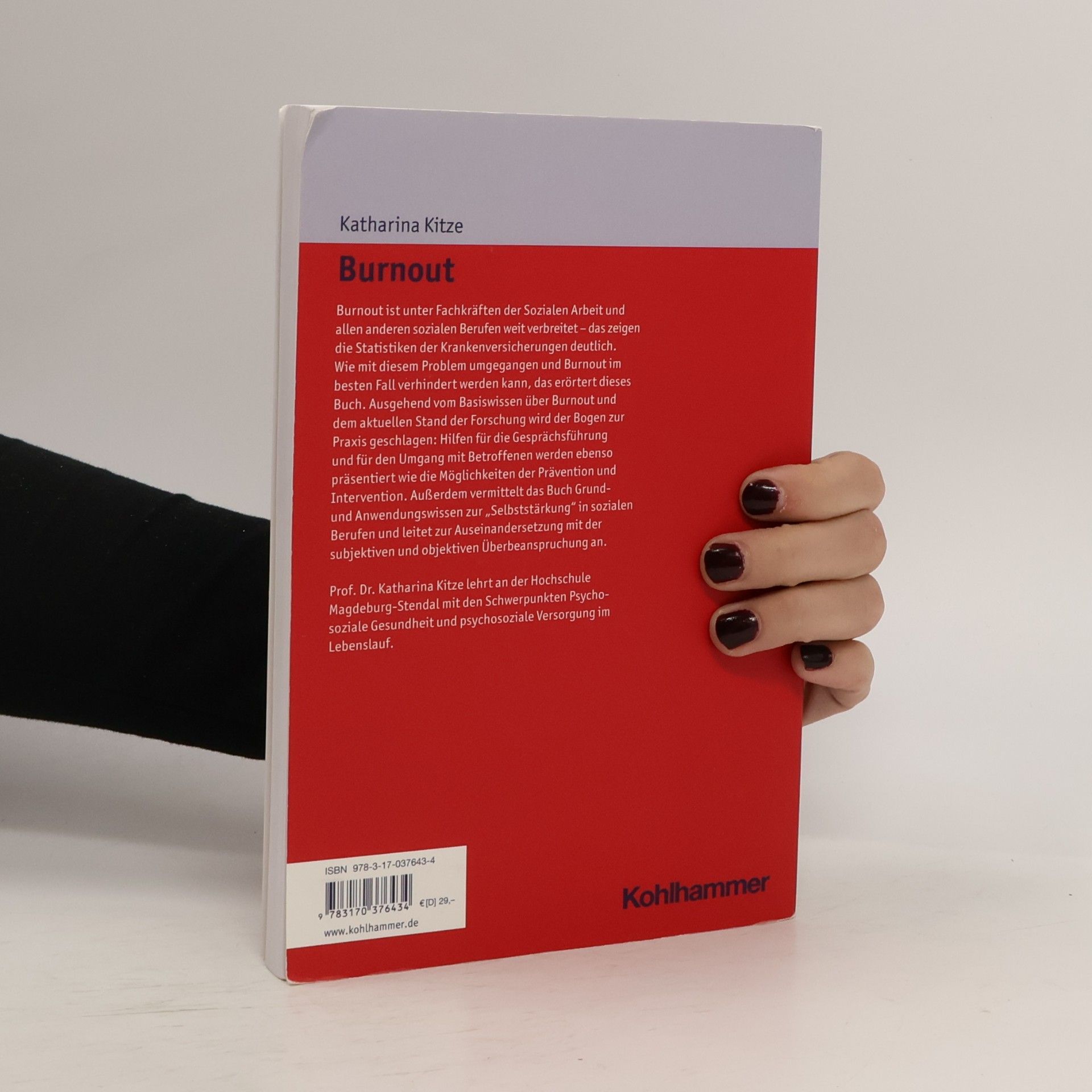 Katharina Kitze Burnout