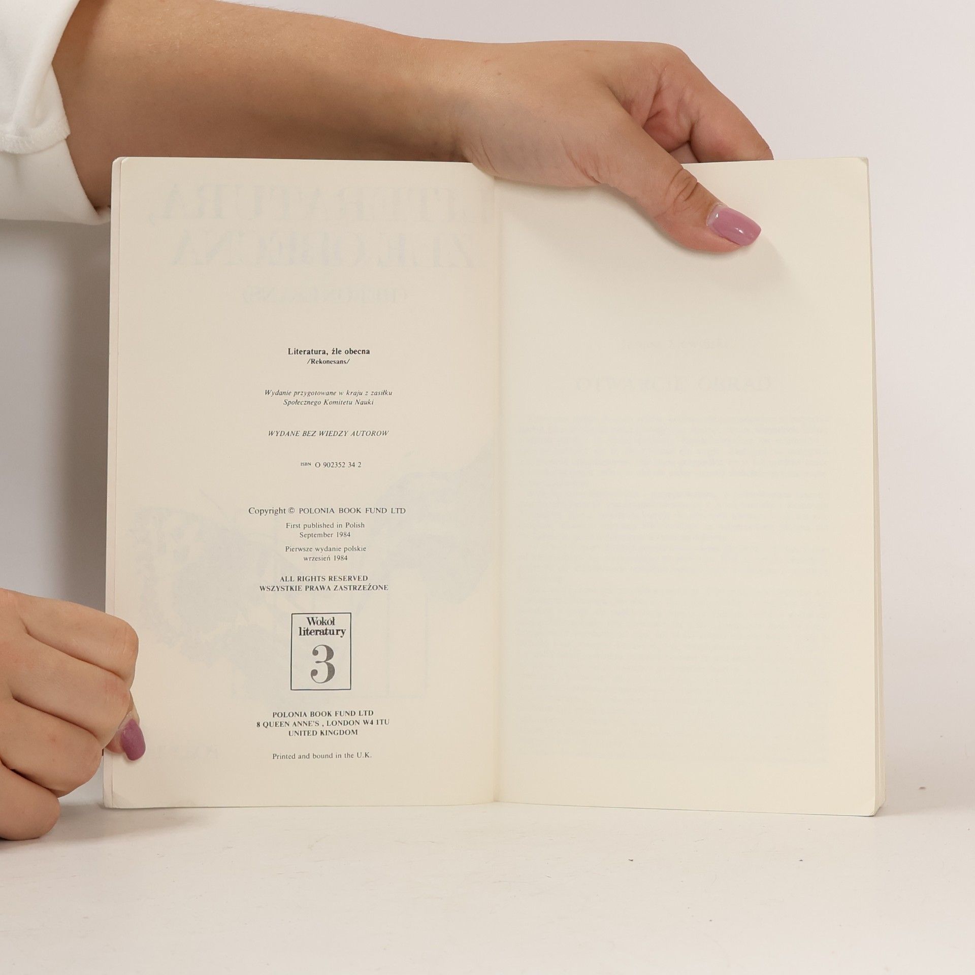 kolektiv Literatura, źle obecna