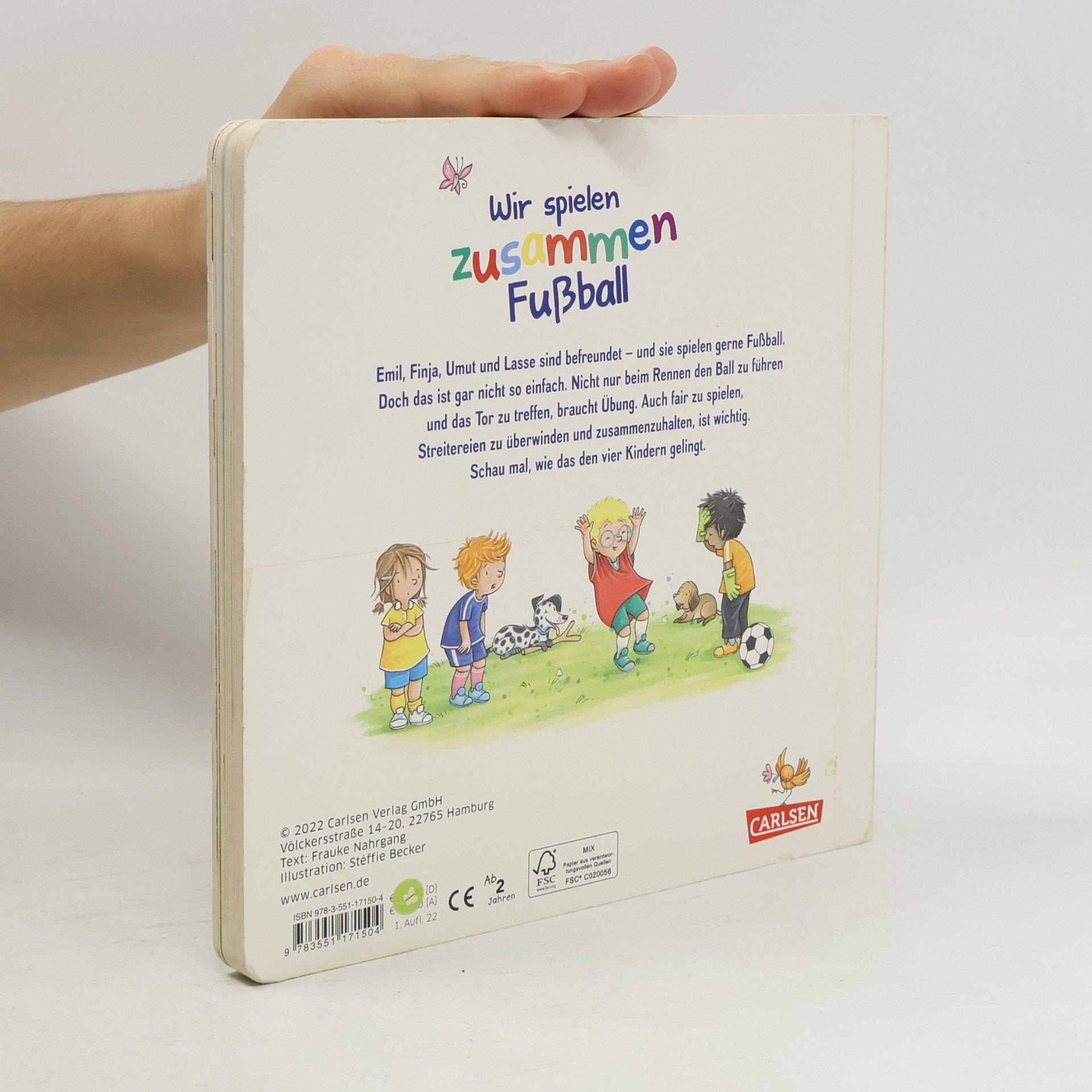 Frauke Nahrgang Wir spielen zusammen Fußball