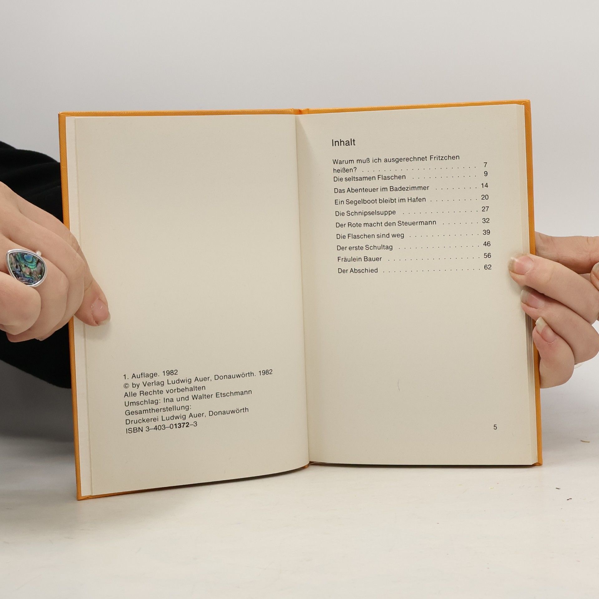 Hannelore Mishal Fritzchen und die Flaschengeister (Die kleinen Auer-Bücher)