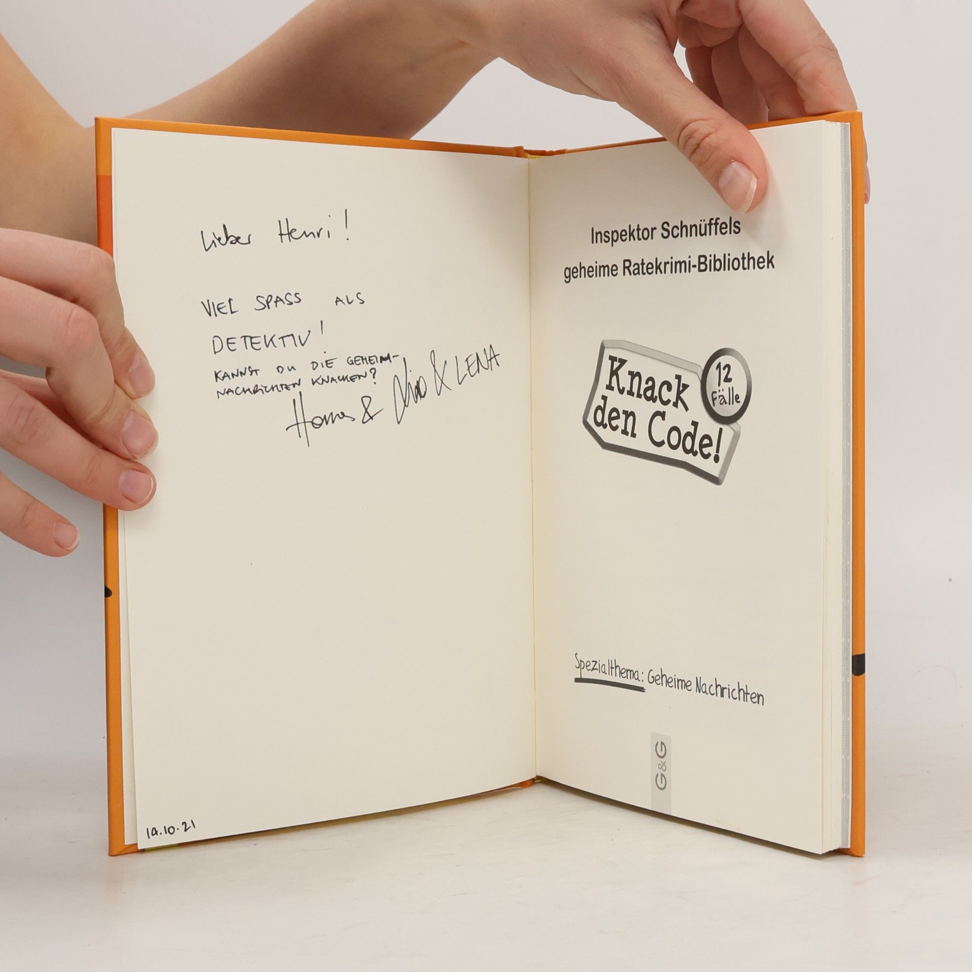 Karin Ammerer Inspektor Schnüffels geheime Ratekrimi Bibliothek - Knack den Code!