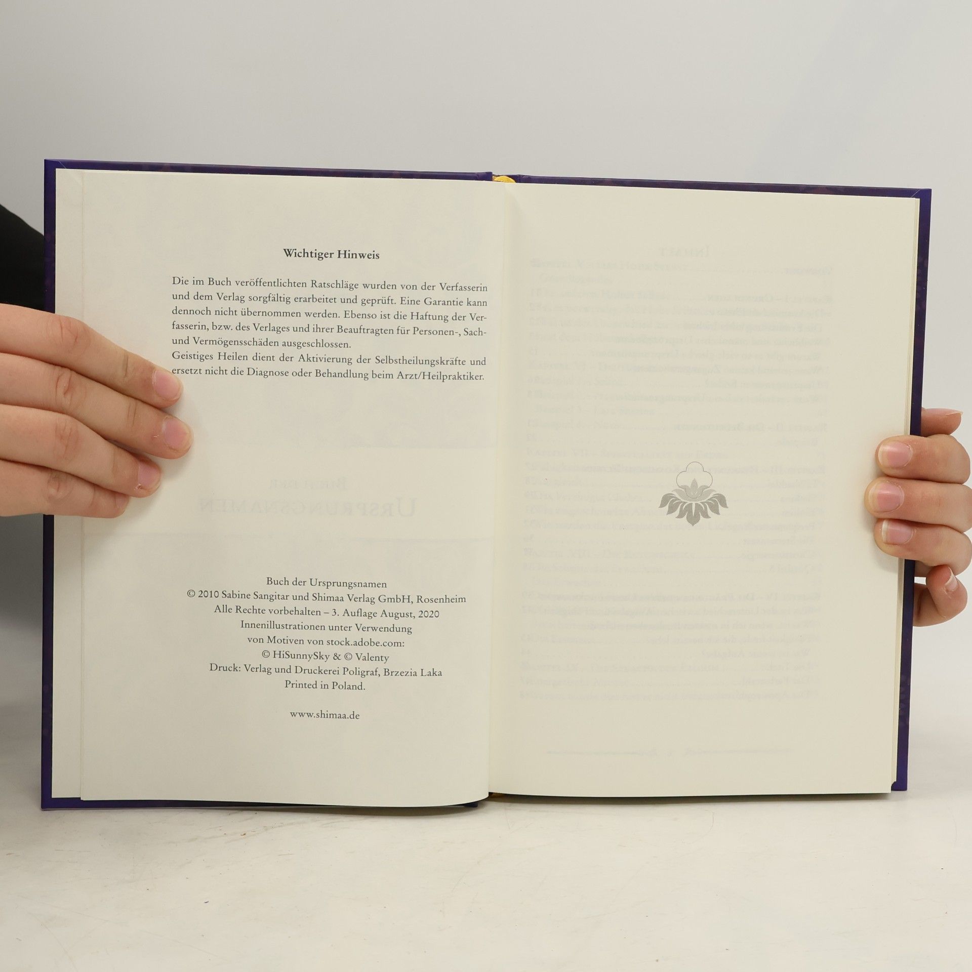 Sabine Sangitar Buch der Ursprungsnamen