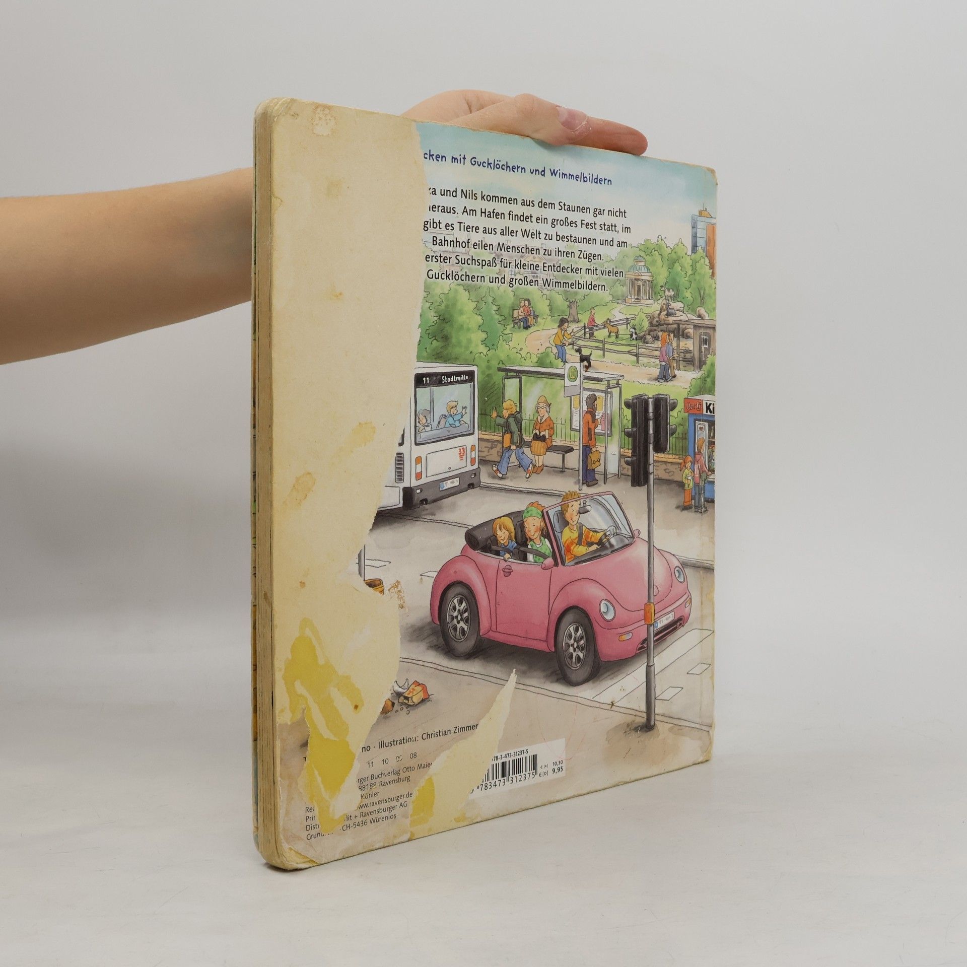 Christian Zimmer Mein großes Gucklochbuch mit Wimmelbildern
