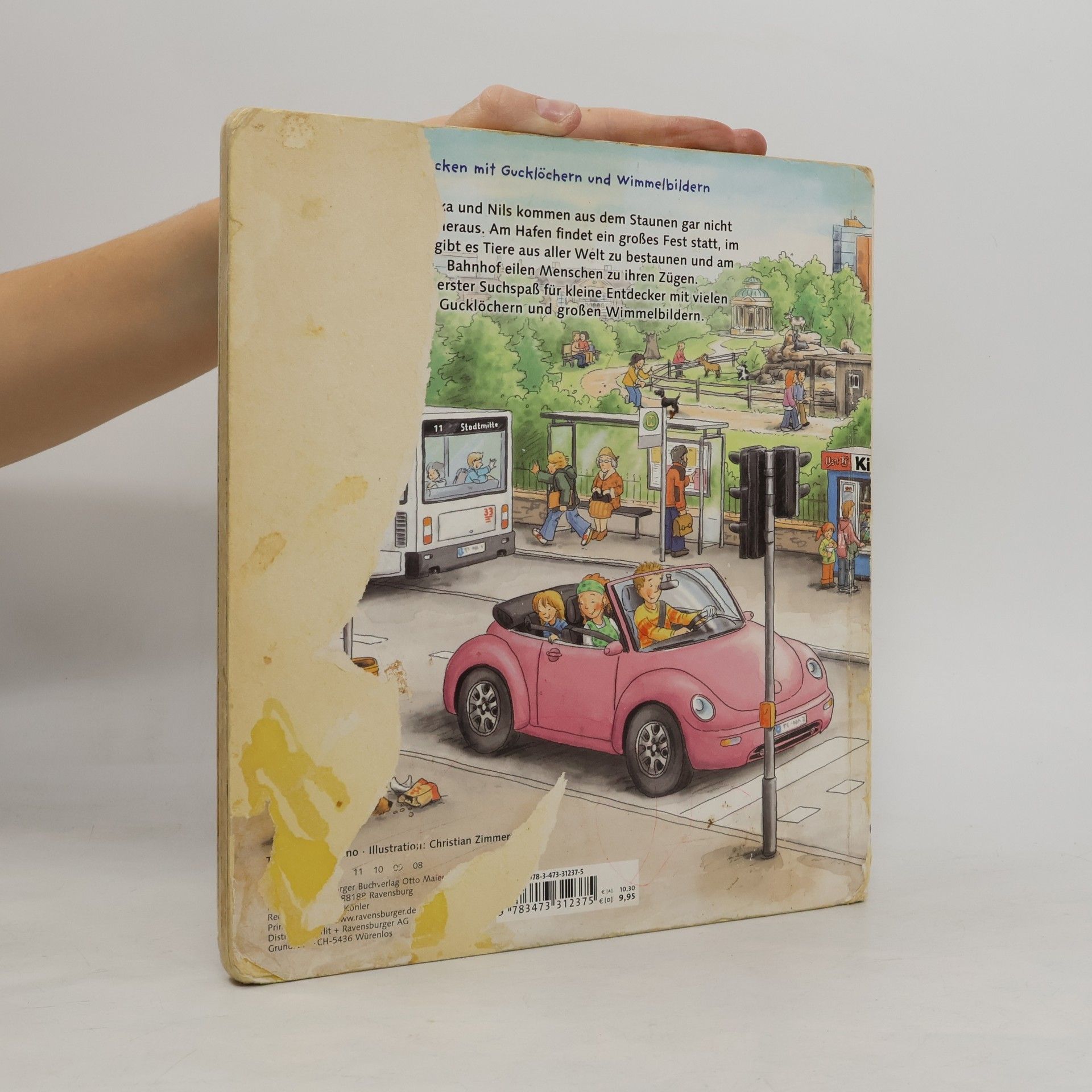 Christian Zimmer Mein großes Gucklochbuch mit Wimmelbildern