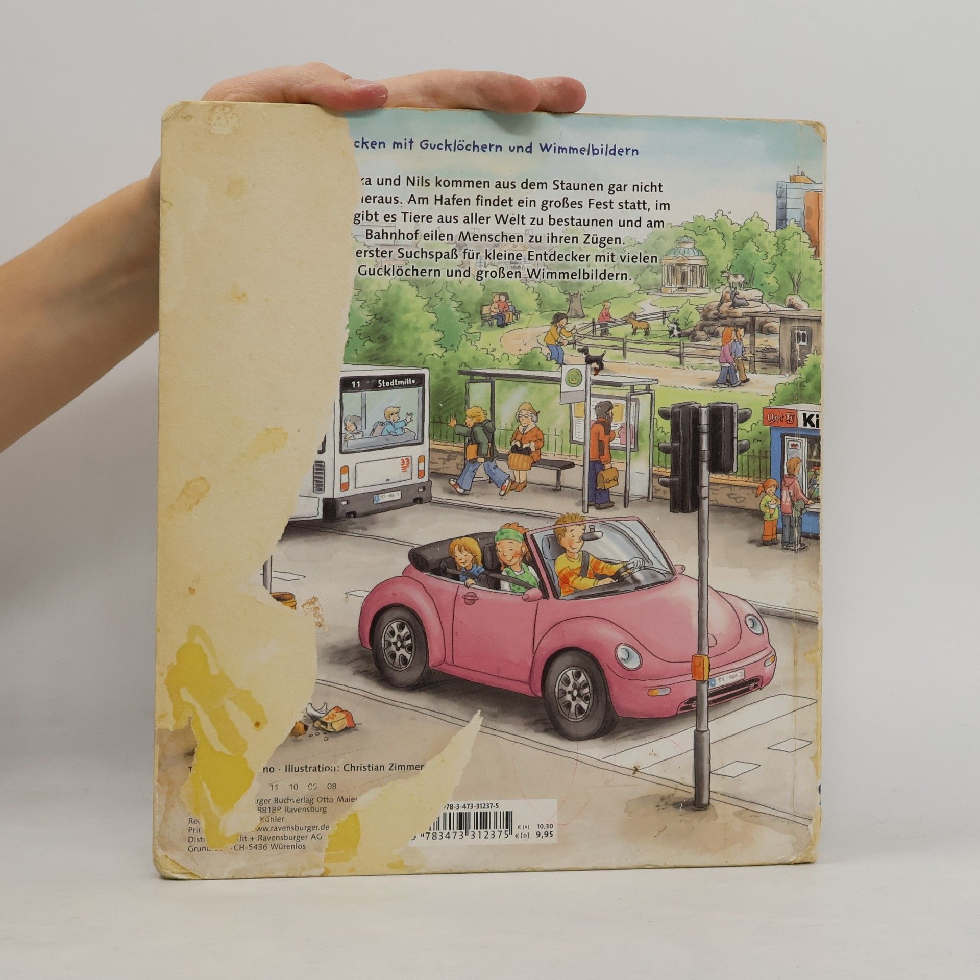 Christian Zimmer Mein großes Gucklochbuch mit Wimmelbildern
