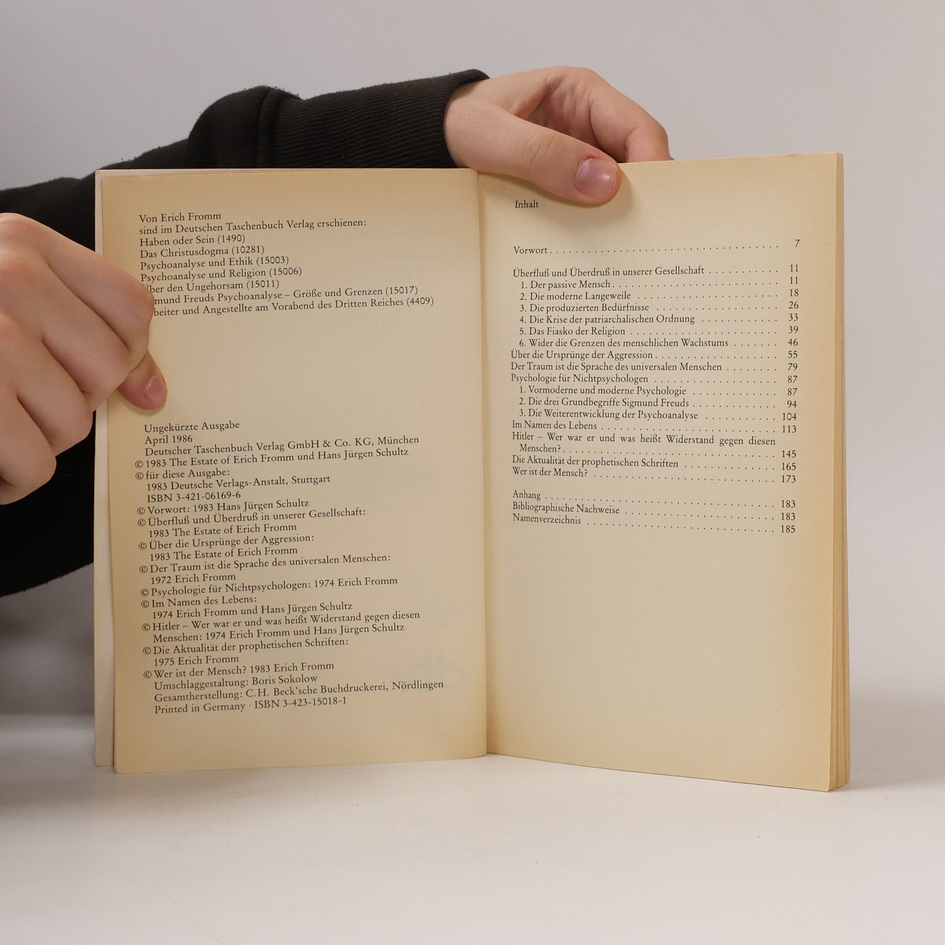 Erich Fromm Über die Liebe zum Leben