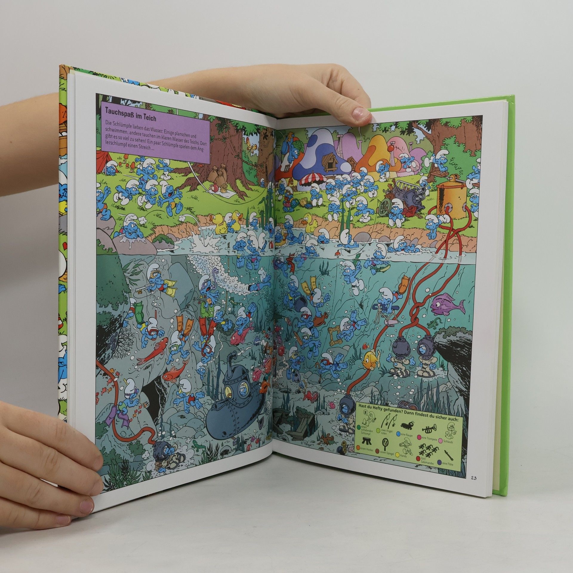 Die Schlümpfe - mein großes Wimmelbuch