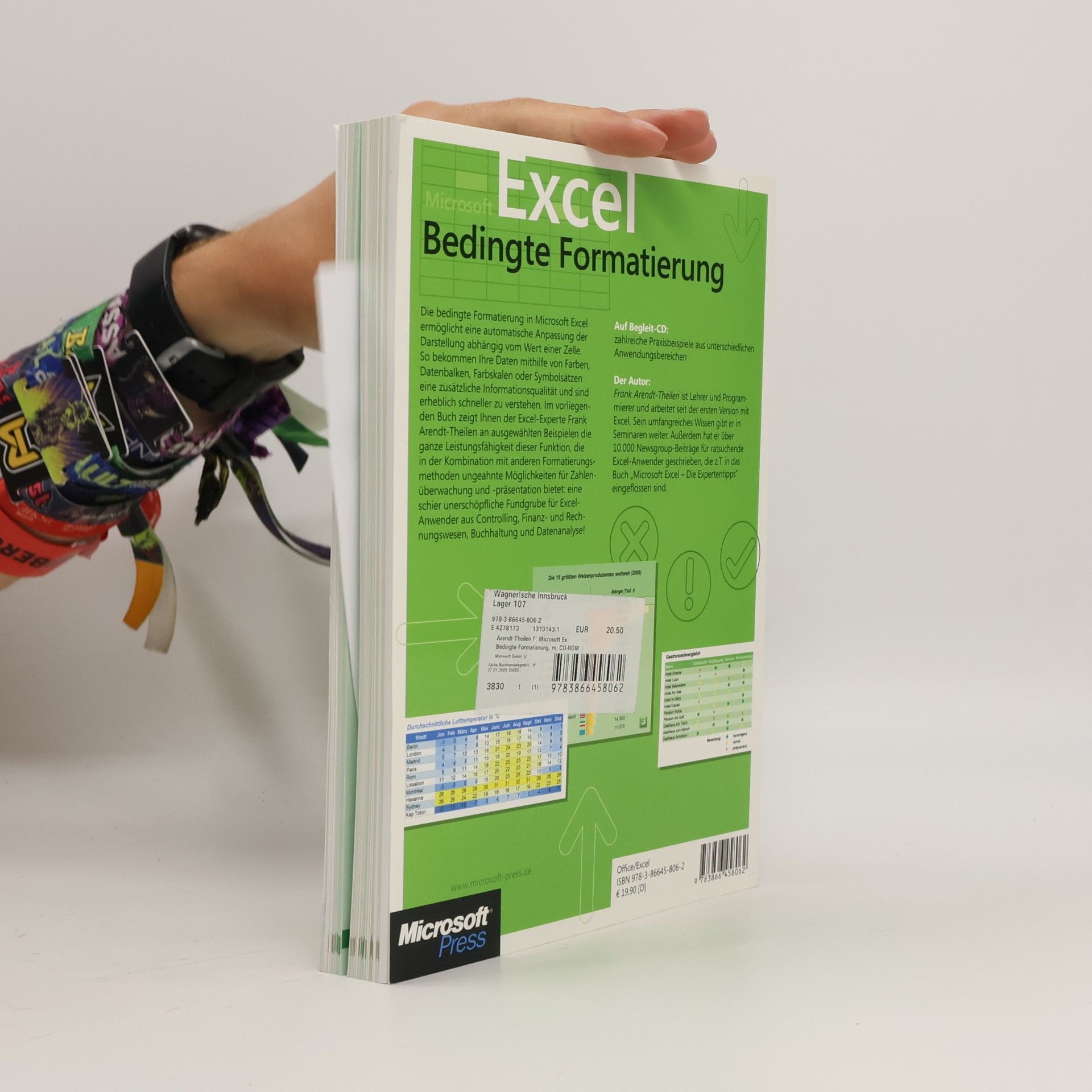 Frank Arendt Theilen Microsoft Excel: bedingte Formatierung