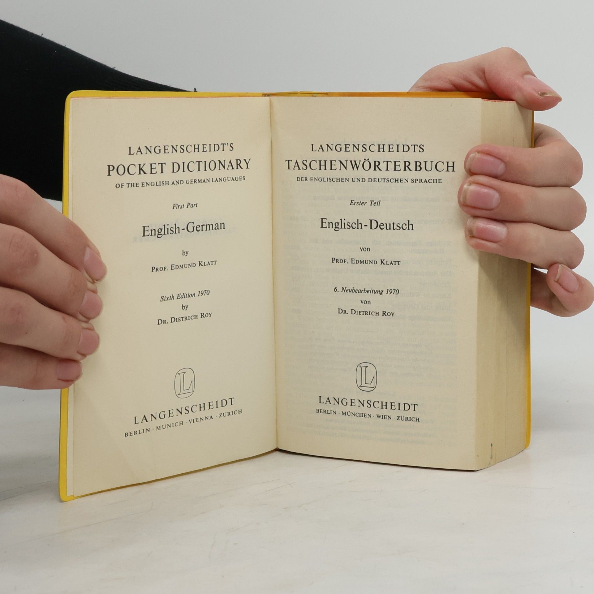 Autorenkollektiv Langenscheidts Taschenworterbuch Englisch - Deutsch. I.