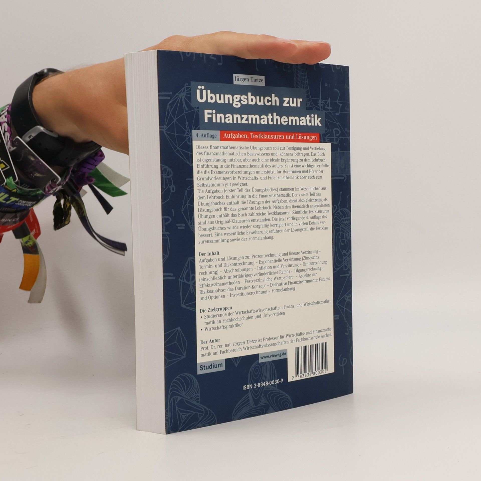 Jürgen Tietze Übungsbuch zur Finanzmathematik