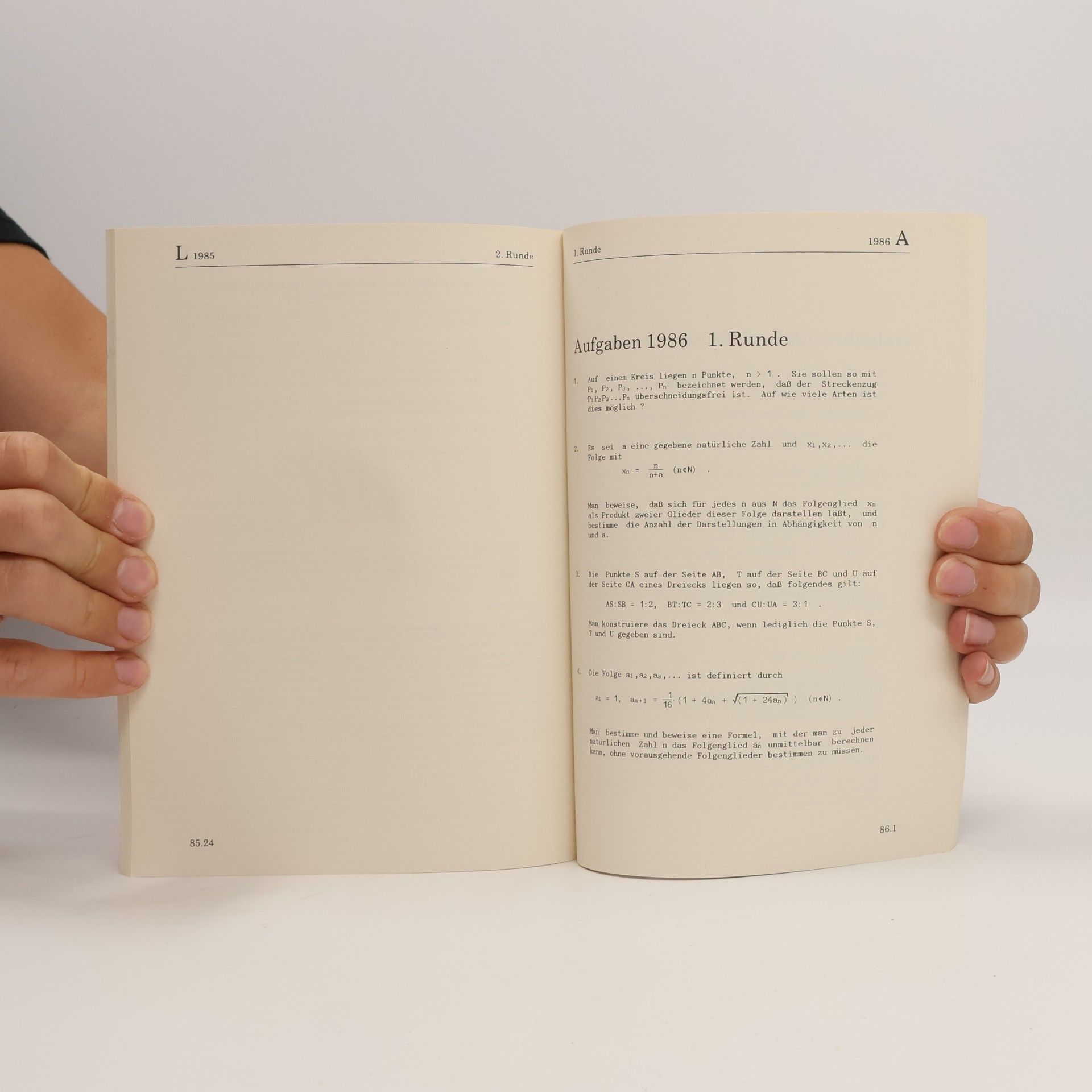 Bundeswettbewerb Mathematik. 1983-1987. Aufgaben und Lösungen