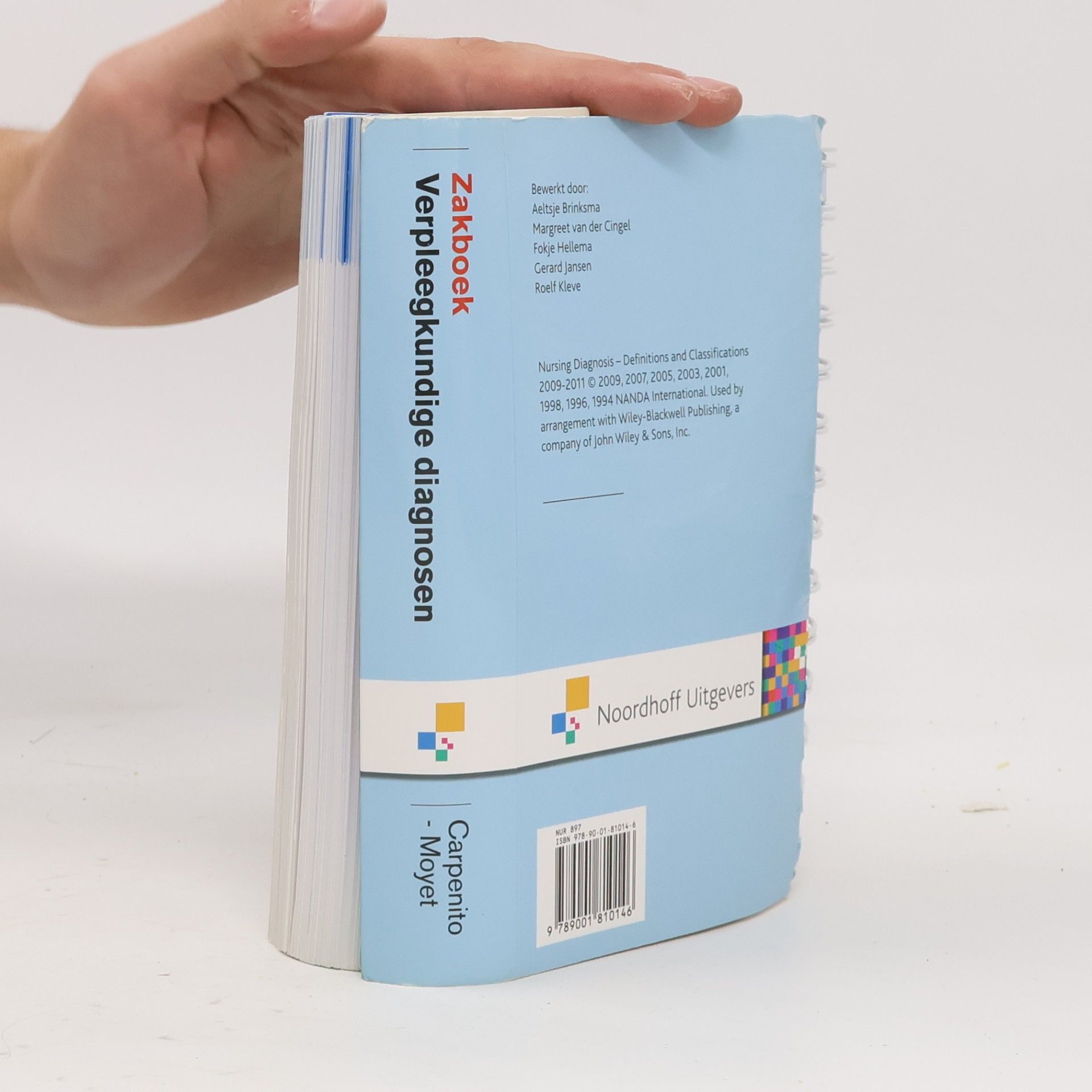 Lynda Juall Carpenito Zakboek verpleegkundige diagnosen