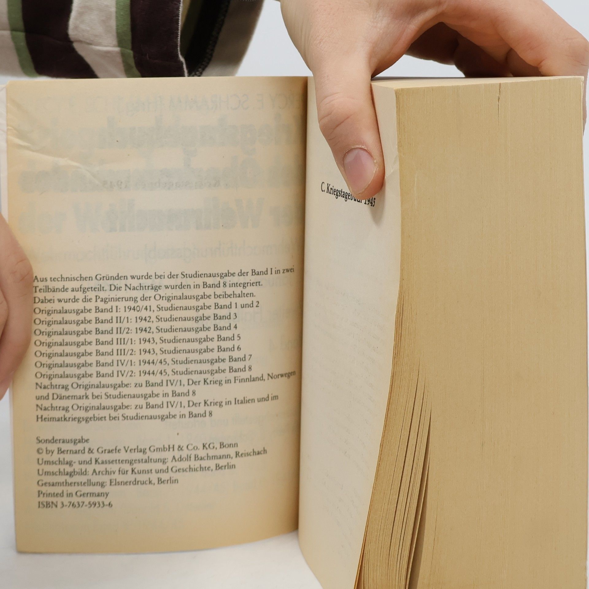 Percy Ernst Schramm Kriegstagebuch des Oberkommandos der Wehrmacht 1944-1945. Teilband 2. 8